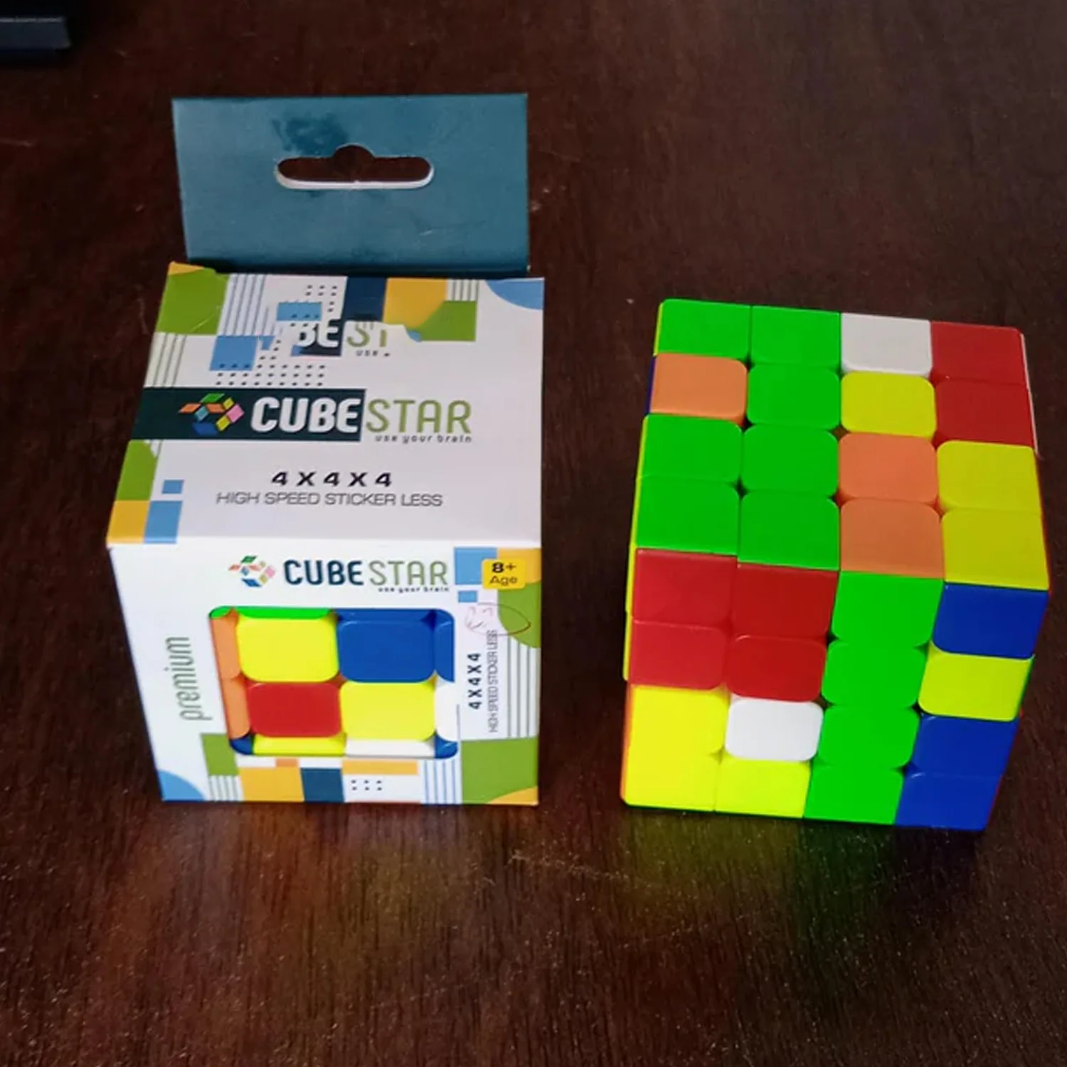 Small 4×4×4 High Speed Stickerless Magic Cube Puzzle Toy for Kids and Adults - Image 9