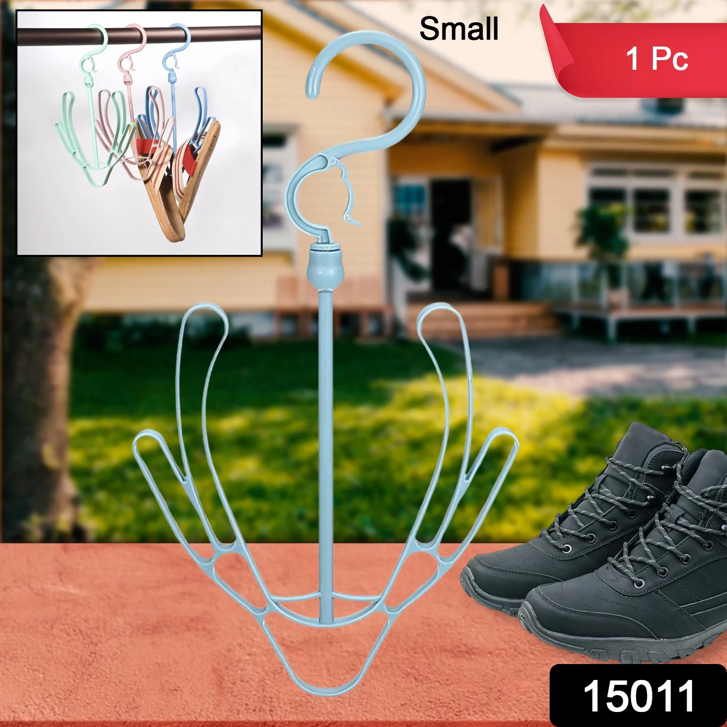 Small Shoes Drying Hanger, Rotatable Shoe Hanging Racks (1pc) - Image 2