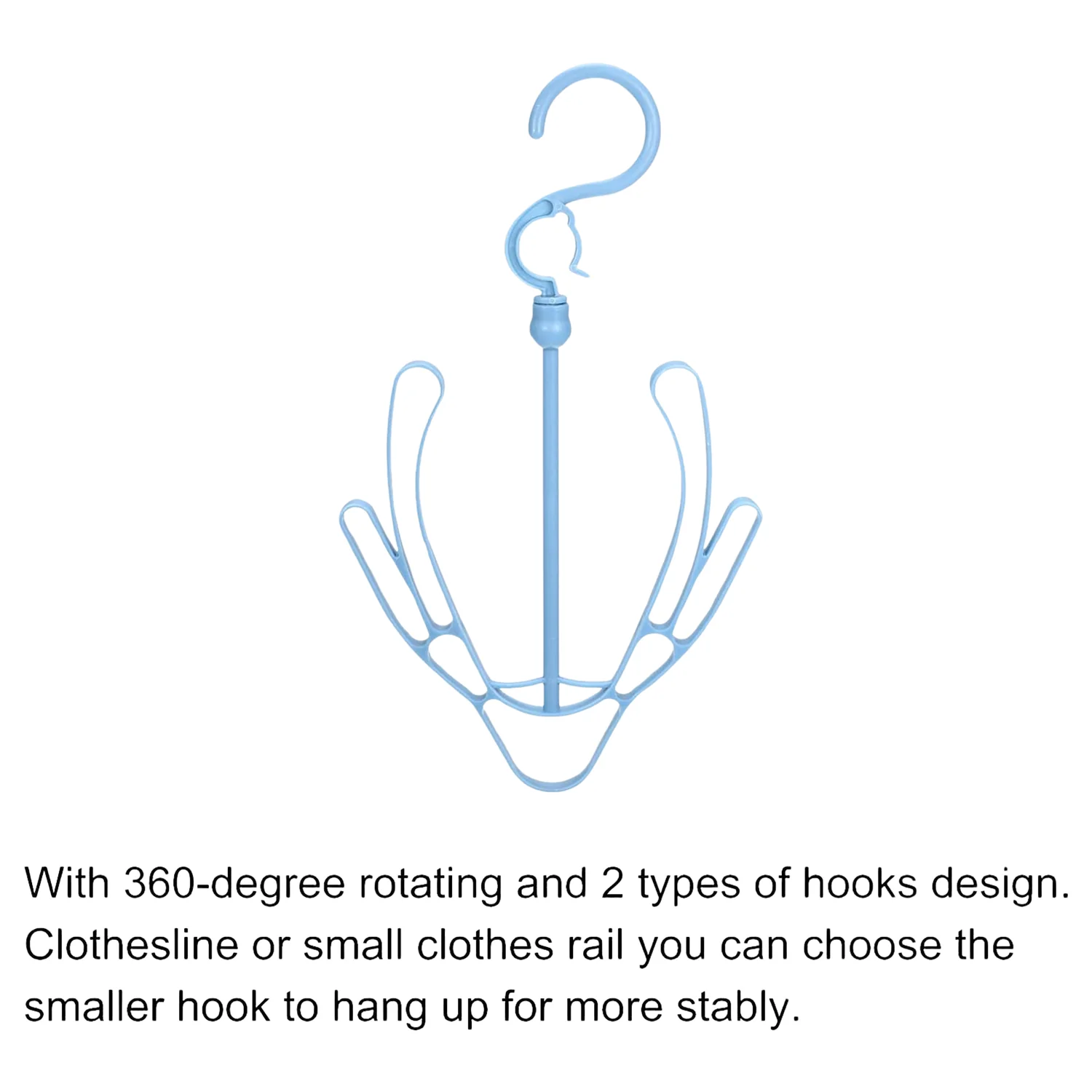 Small Shoes Drying Hanger, Rotatable Shoe Hanging Racks (1pc) - Image 6
