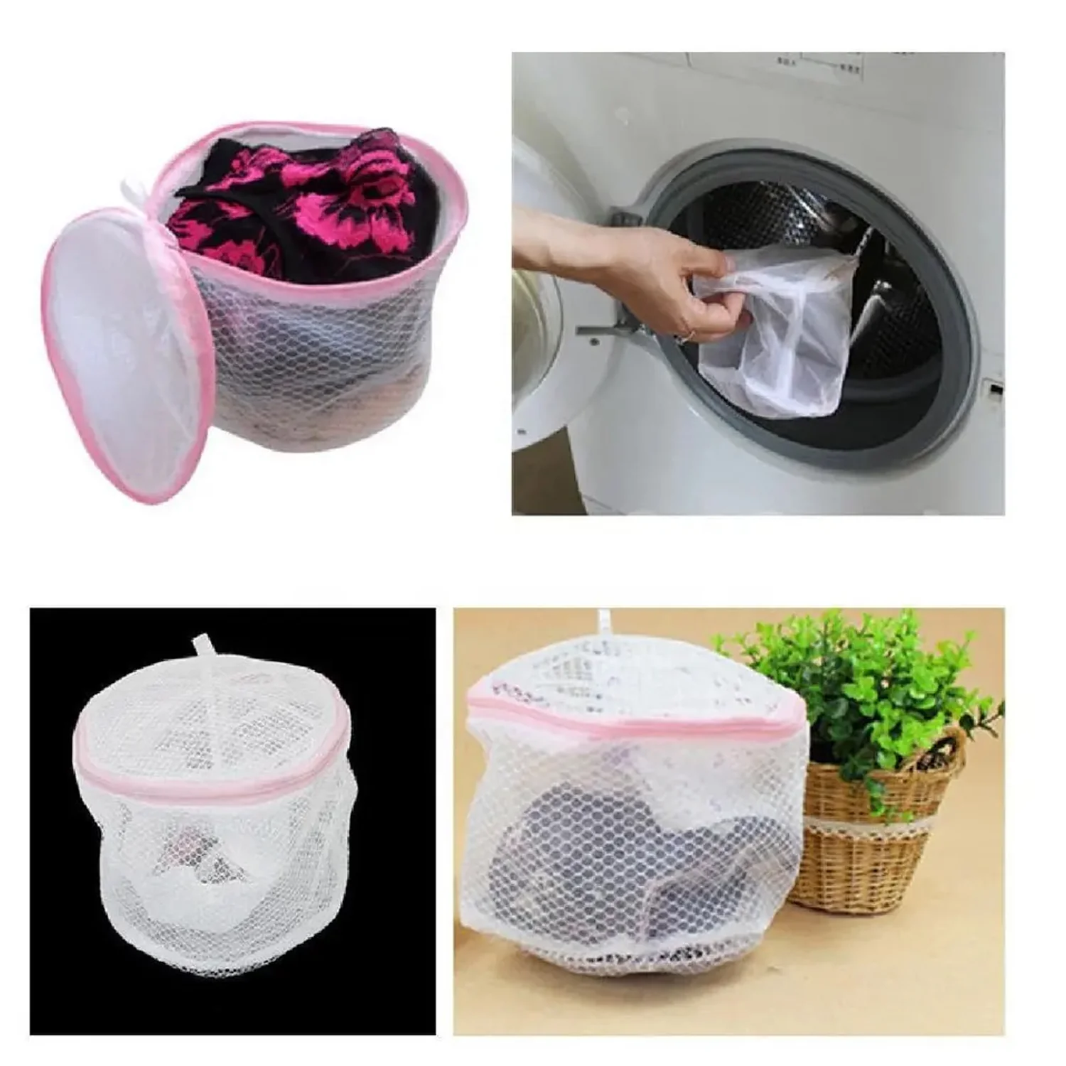 Small Round Laundry Bag (1 Pc): Ideal for Socks & Underwear - Image 5