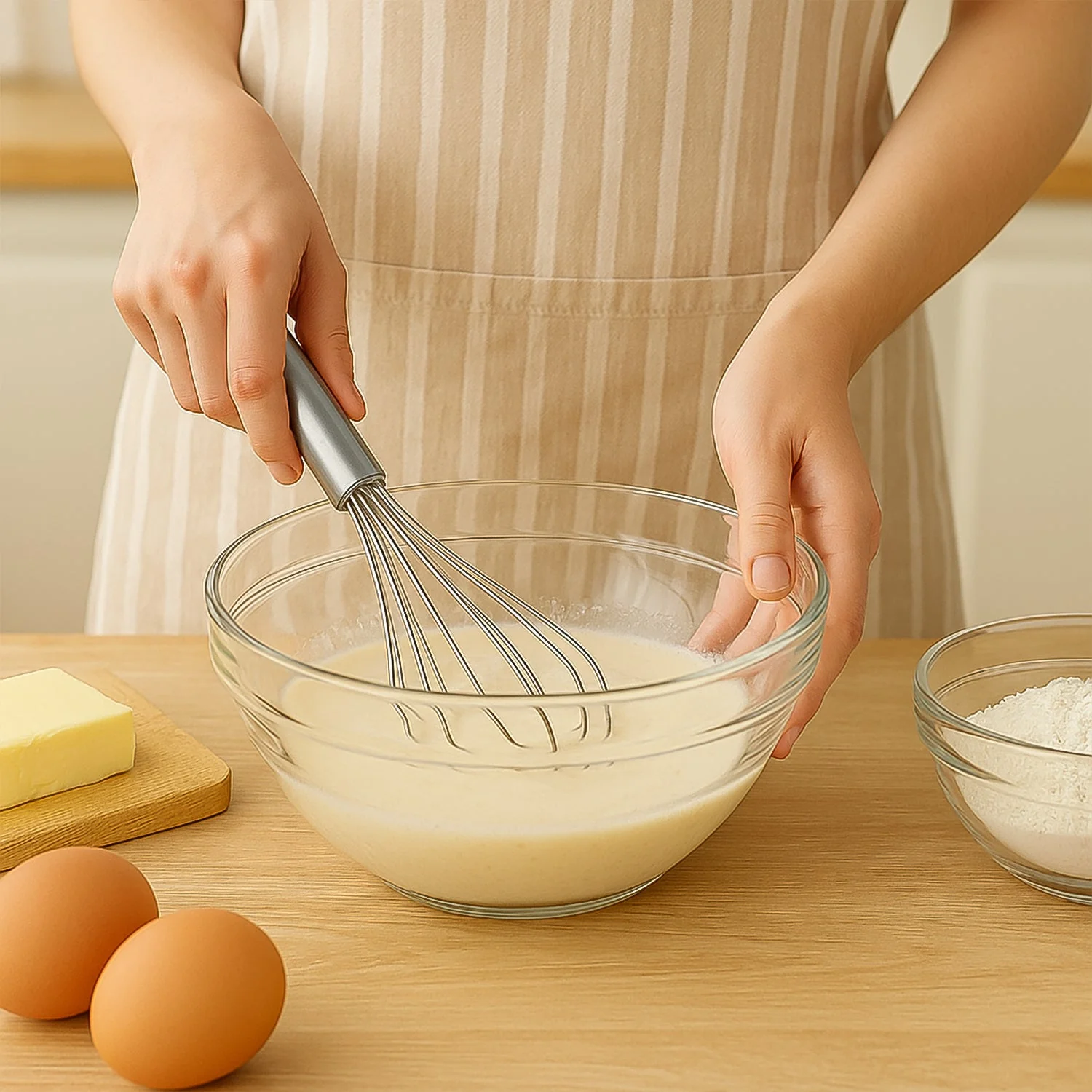Small Stainless Steel Balloon Whisk (20cm / 1 Pc) - Image 3