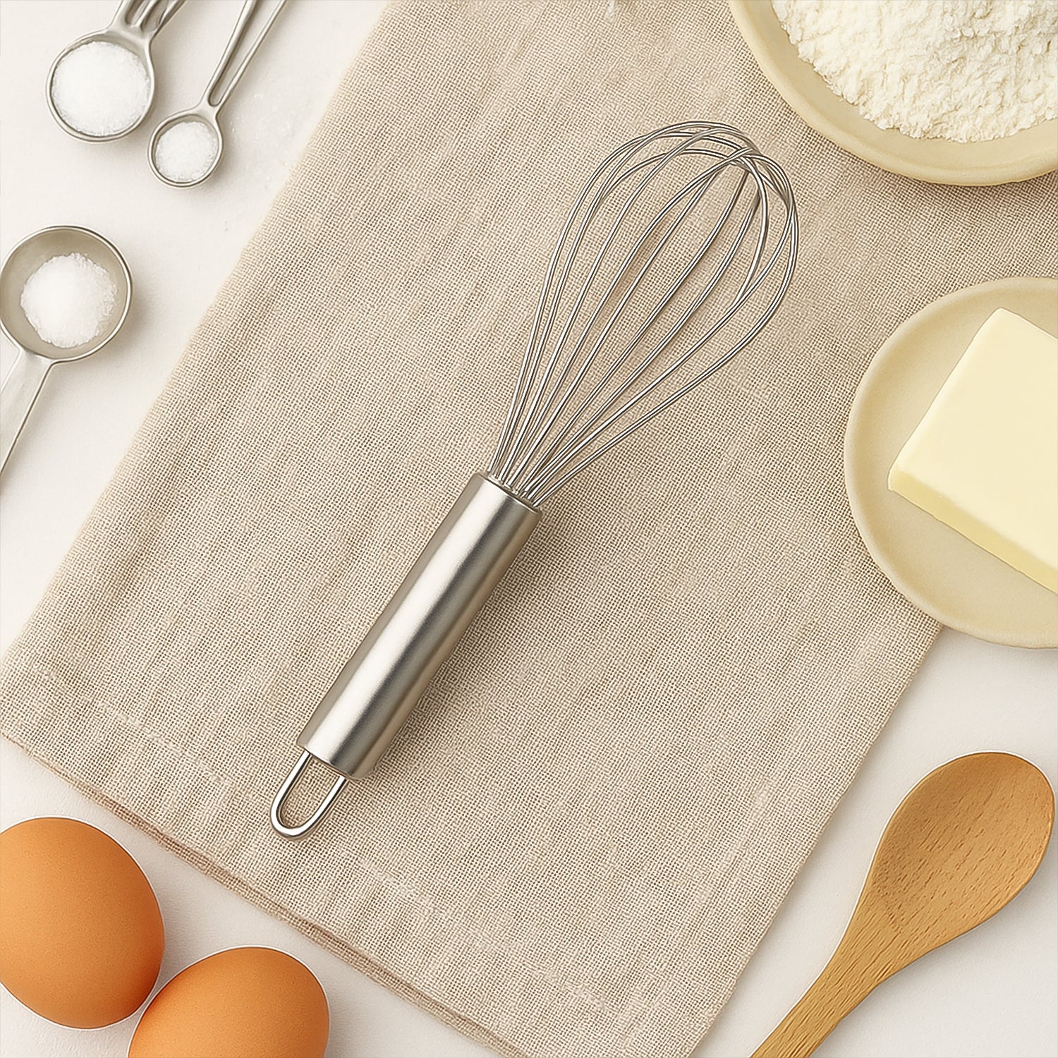 Small Stainless Steel Balloon Whisk (20cm / 1 Pc) - Image 8