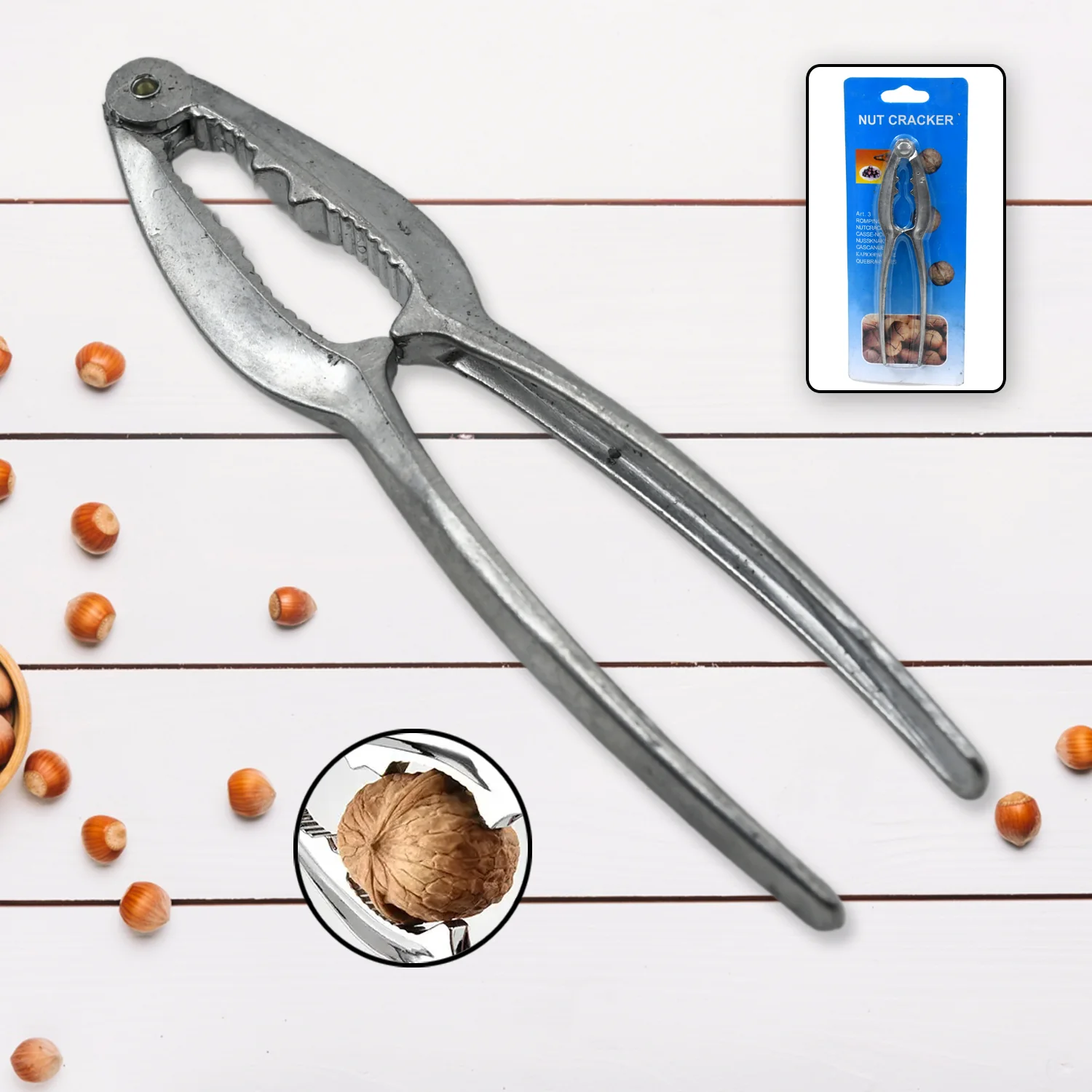 Luxury Stainless Walnut Cracker – Portable Nut Cutter & Pliers - Image 7