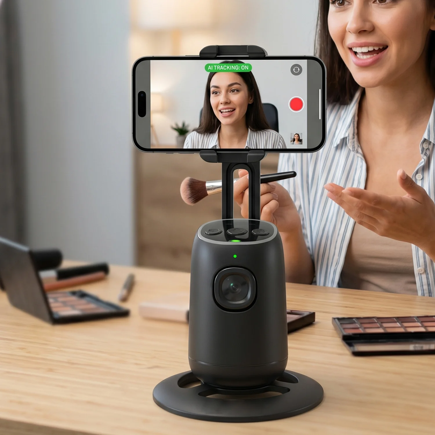 Smart AI Auto Face Tracking Mobile Holder (1 Pc) - Image 3