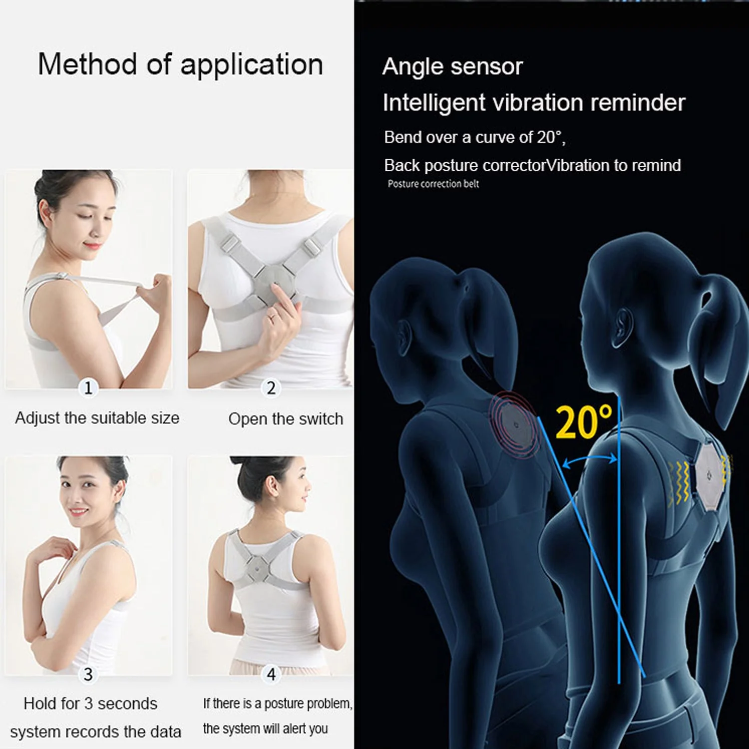 Smart Back Posture Corrector with Vibration Reminder – Shoulder Support (Unisex) - Image 5