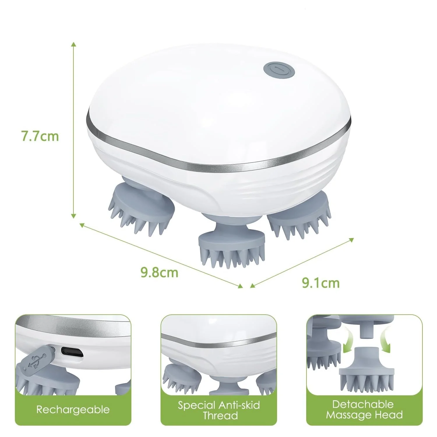 Smart Electric Scalp Massager (1 Pc) - Image 3