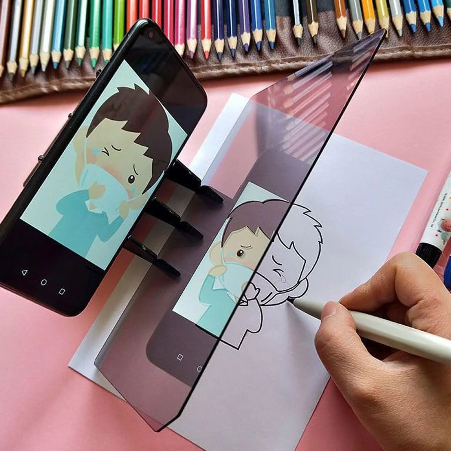Smart Mobile Phone Screen Drawing Projector Board Kit (1 Set) - Image 3