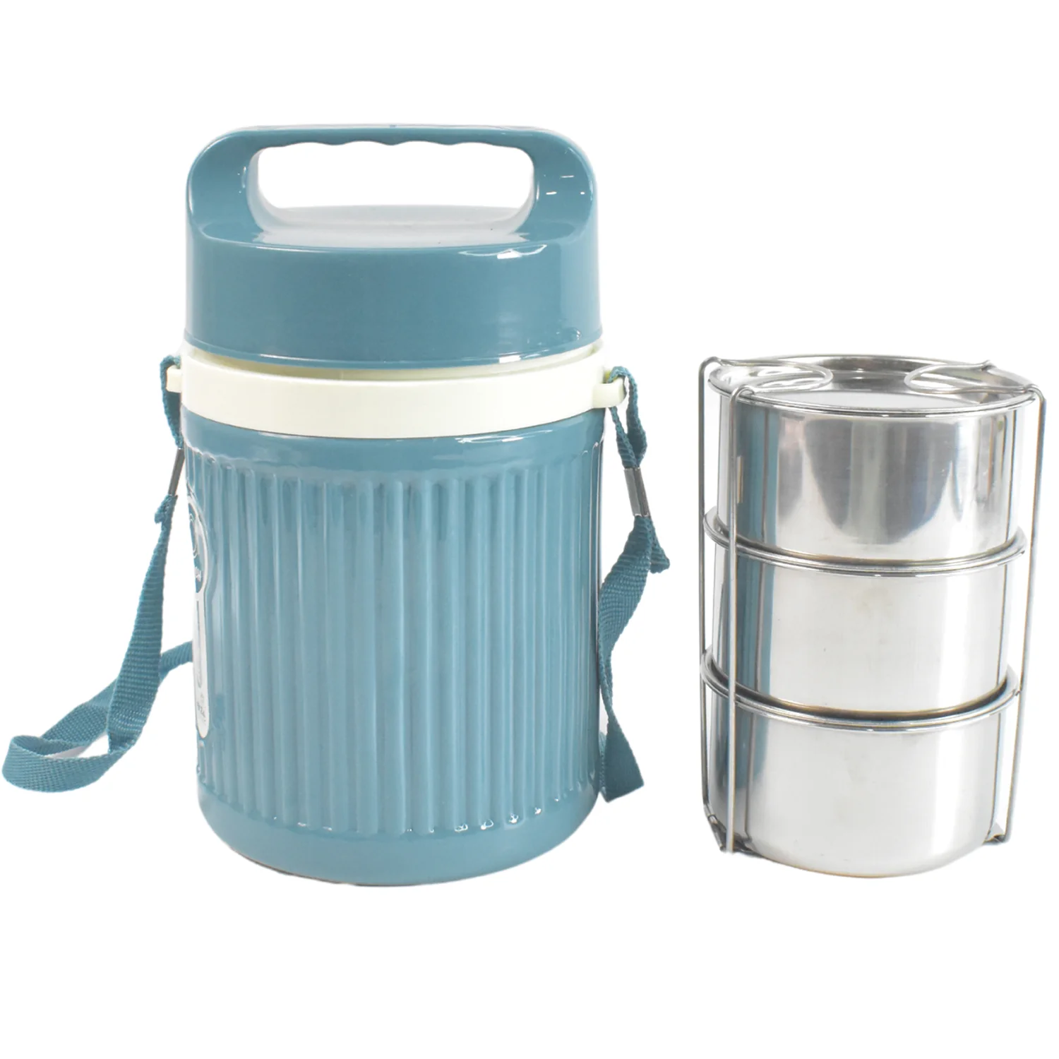 Stackable Insulated Tiffin with Handle (1 Pc): Leakproof, Hot Food Container - Image 5