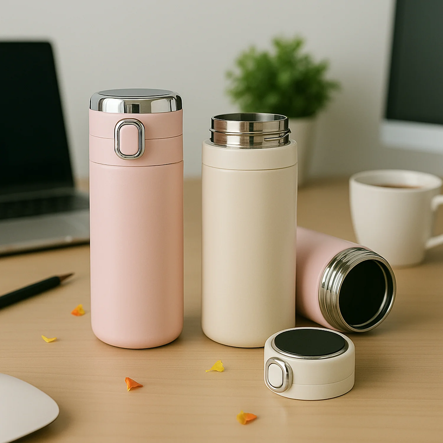Smart Vacuum Insulated Water Bottle with LED Temperature Display (320 ml) - Image 6