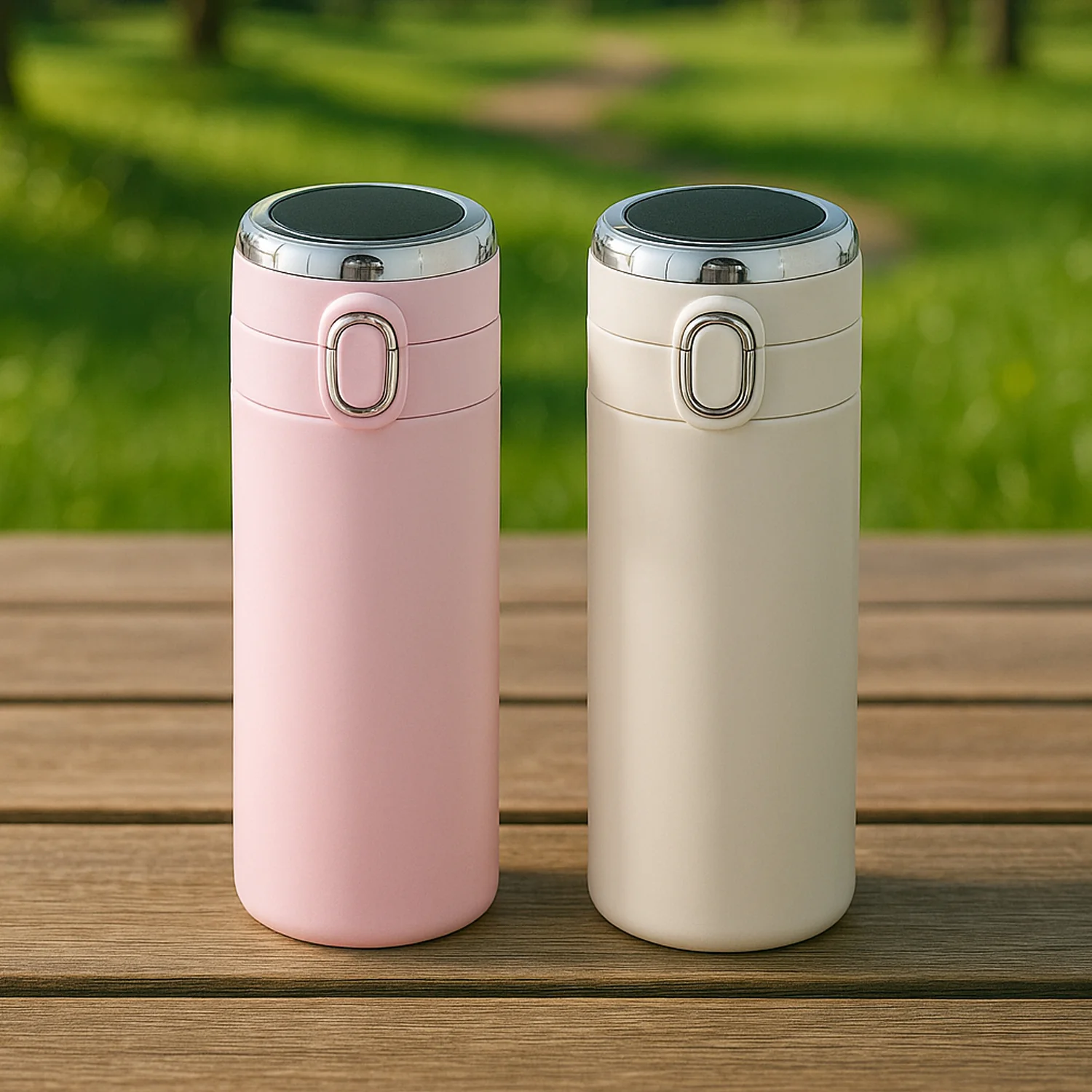 Smart Vacuum Insulated Water Bottle with LED Temperature Display (320 ml) - Image 7
