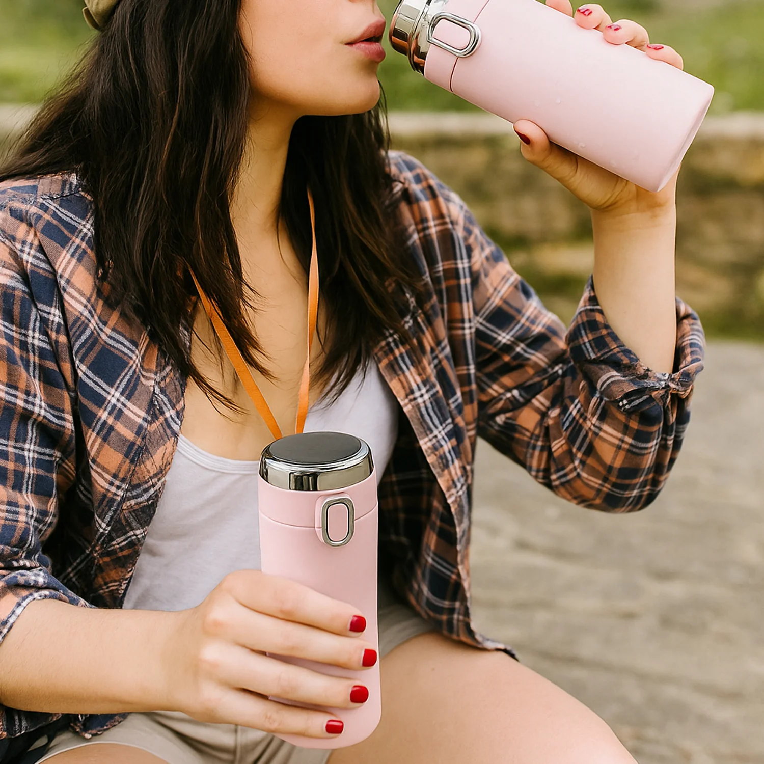 Smart Vacuum Insulated Water Bottle with LED Temperature Display (320 ml) - Image 8