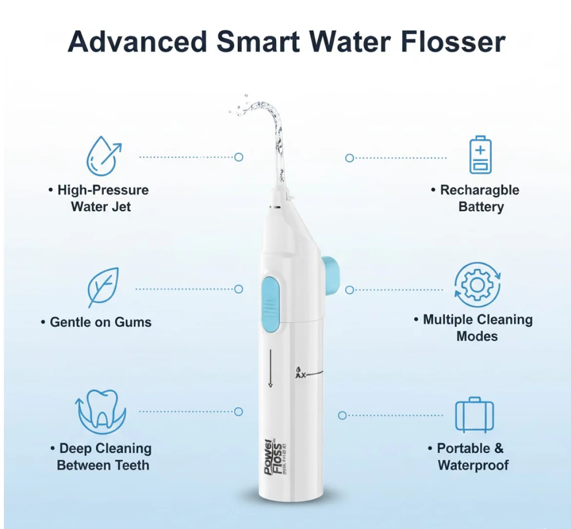 Smart Water Flosser Teeth Cleaner For Cleaning Teeth - Image 2