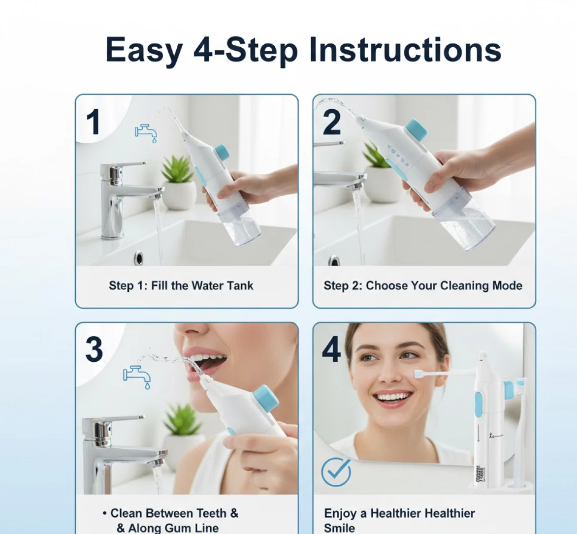 Smart Water Flosser Teeth Cleaner For Cleaning Teeth - Image 6