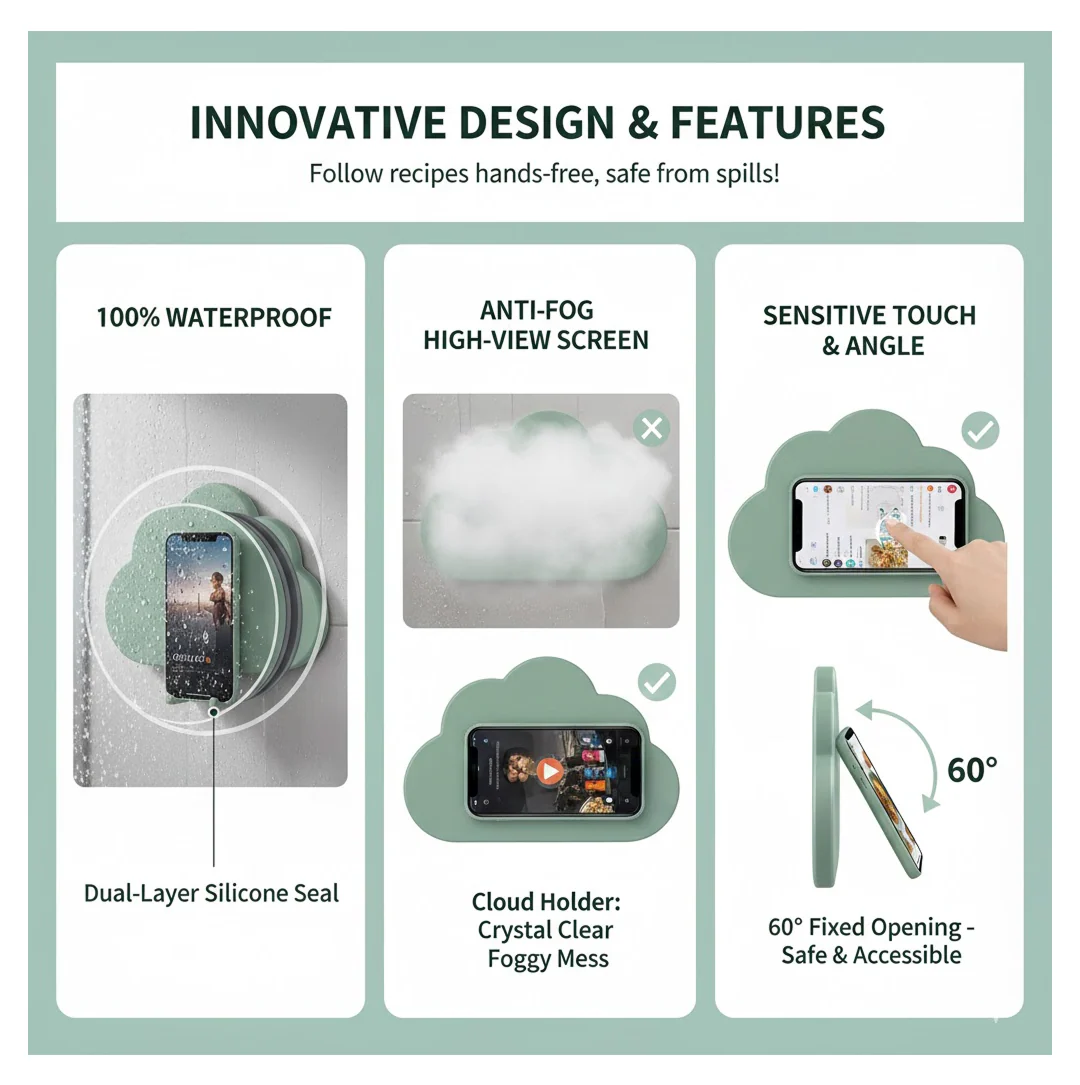 Mobile Stand Waterproof Case Smartphone Stand (1 Pc / Mix Color) - Image 4