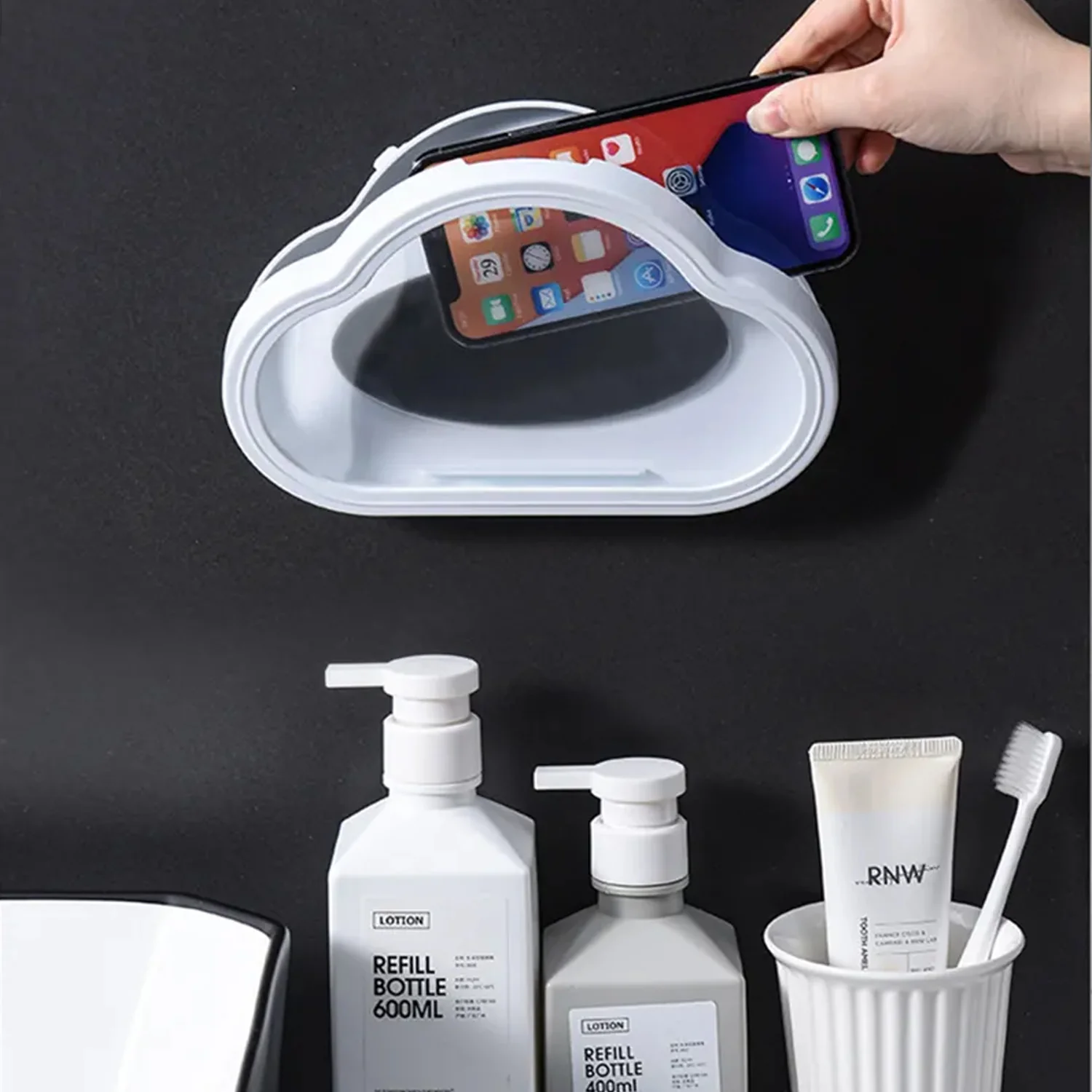 Smartphone / Mobile Stand, Waterproof Case, Smartphone Stand Case (1 Pc/ Orange) - Image 3