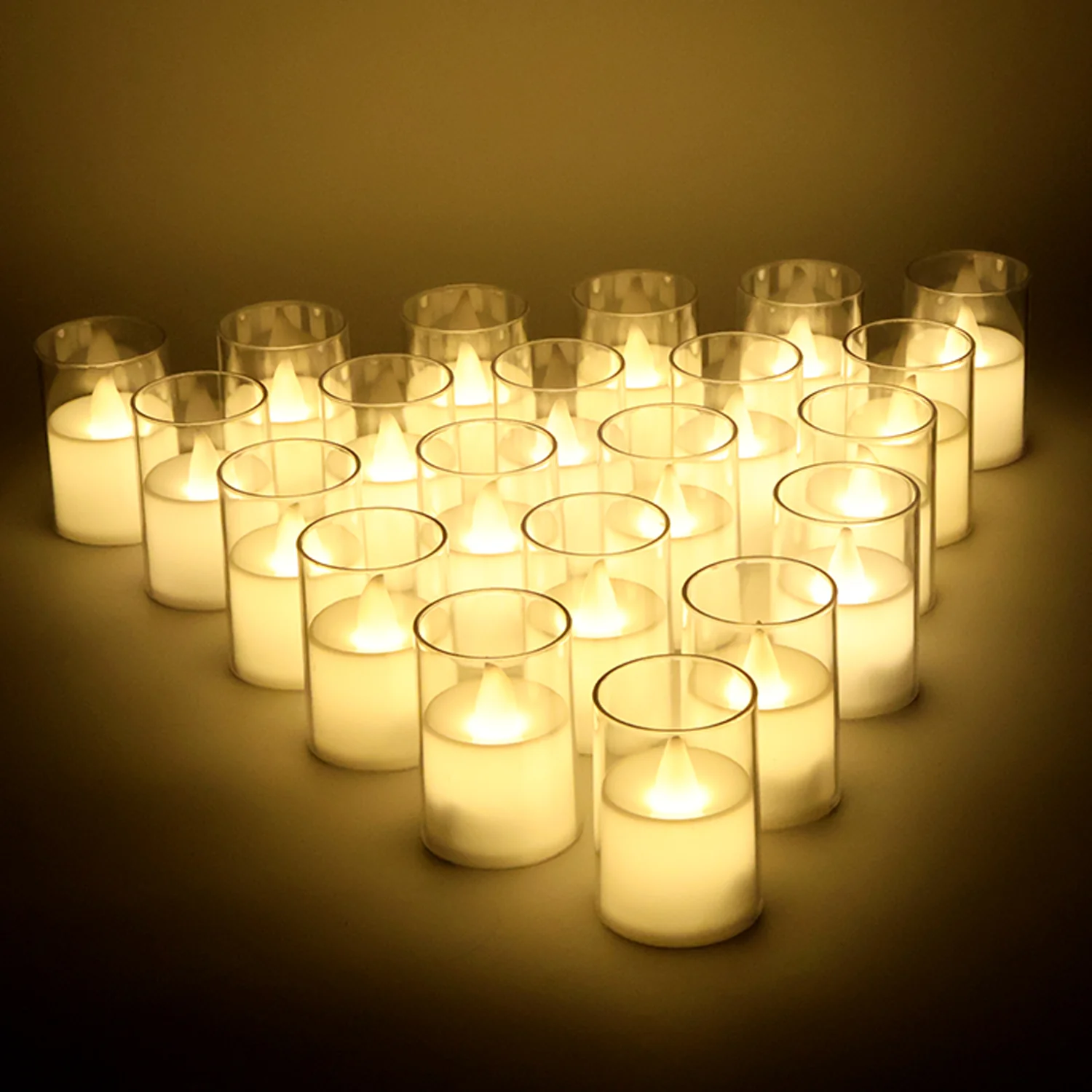 Smokeless LED Tealight Candles (24 Pc) - Image 3