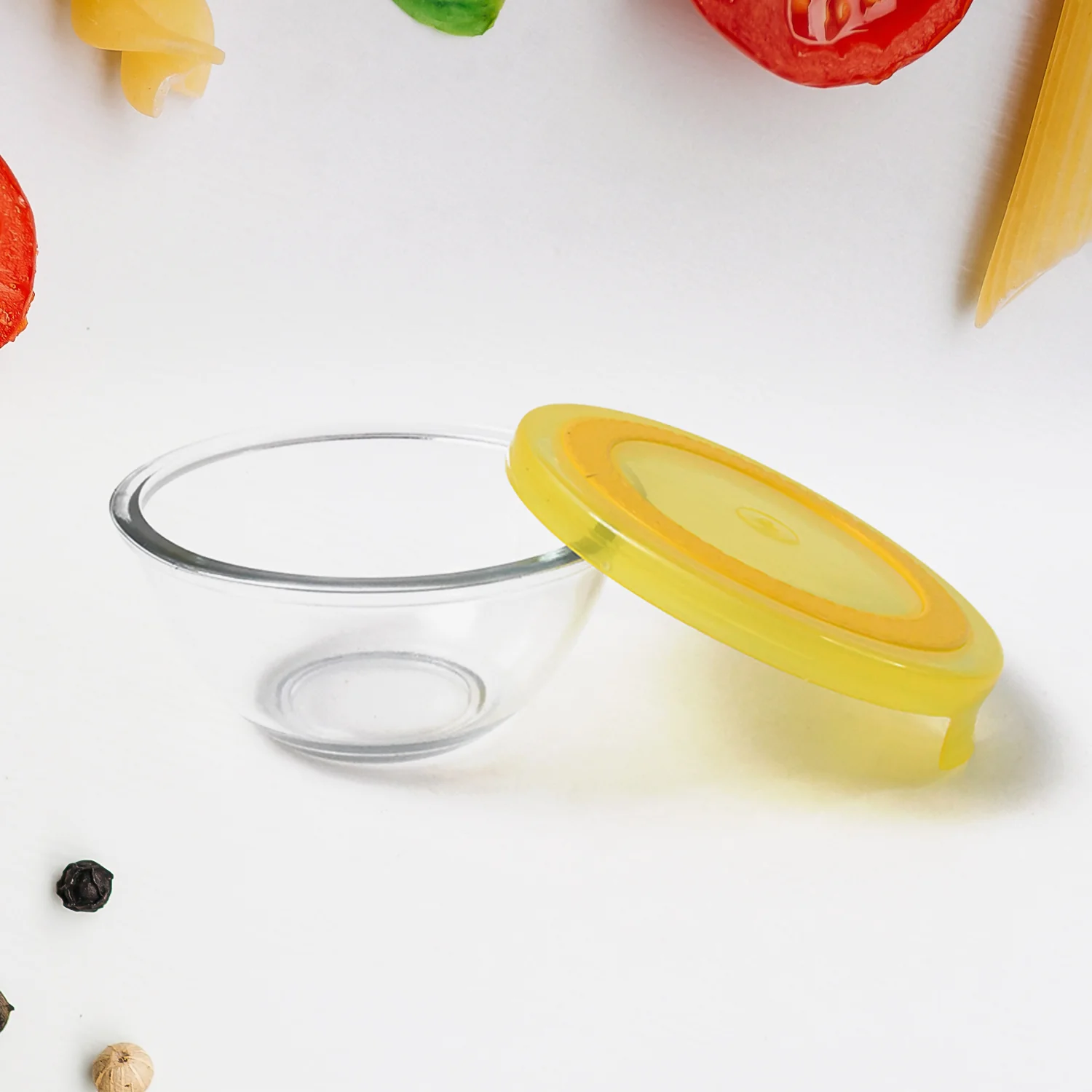 Dazzle Glass Bowl Set Mixing / Storage Bowls with Lids (3 pcs Set) - Image 7