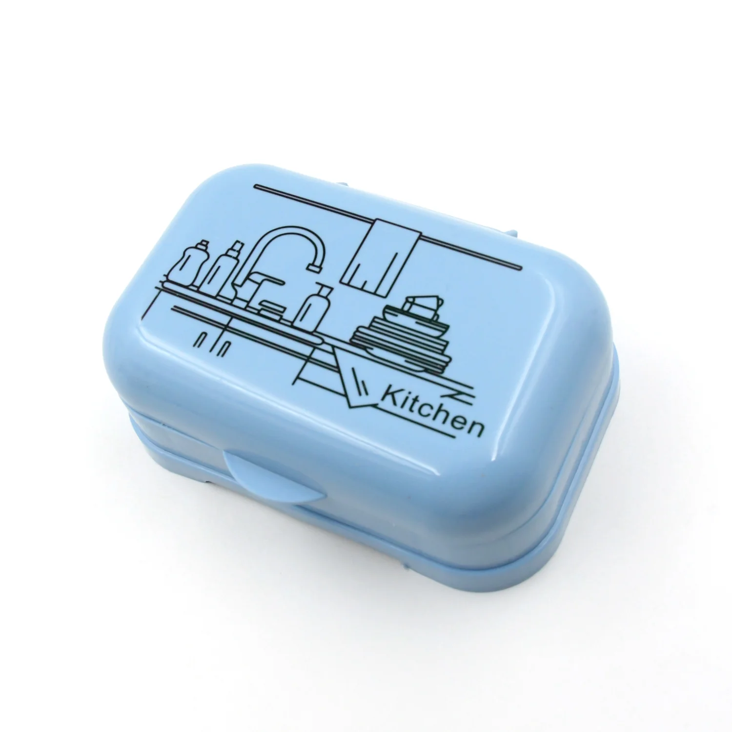 Soap Dish with Drain Soap Holder, Soap Saver Soap Tray  (1 Pc) - Image 5