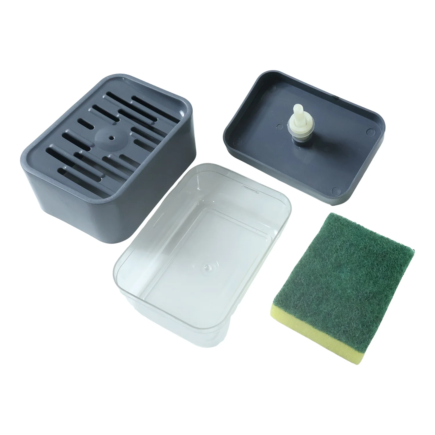 Soap Dispenser with Sponge Holder (1 Set) - Image 5