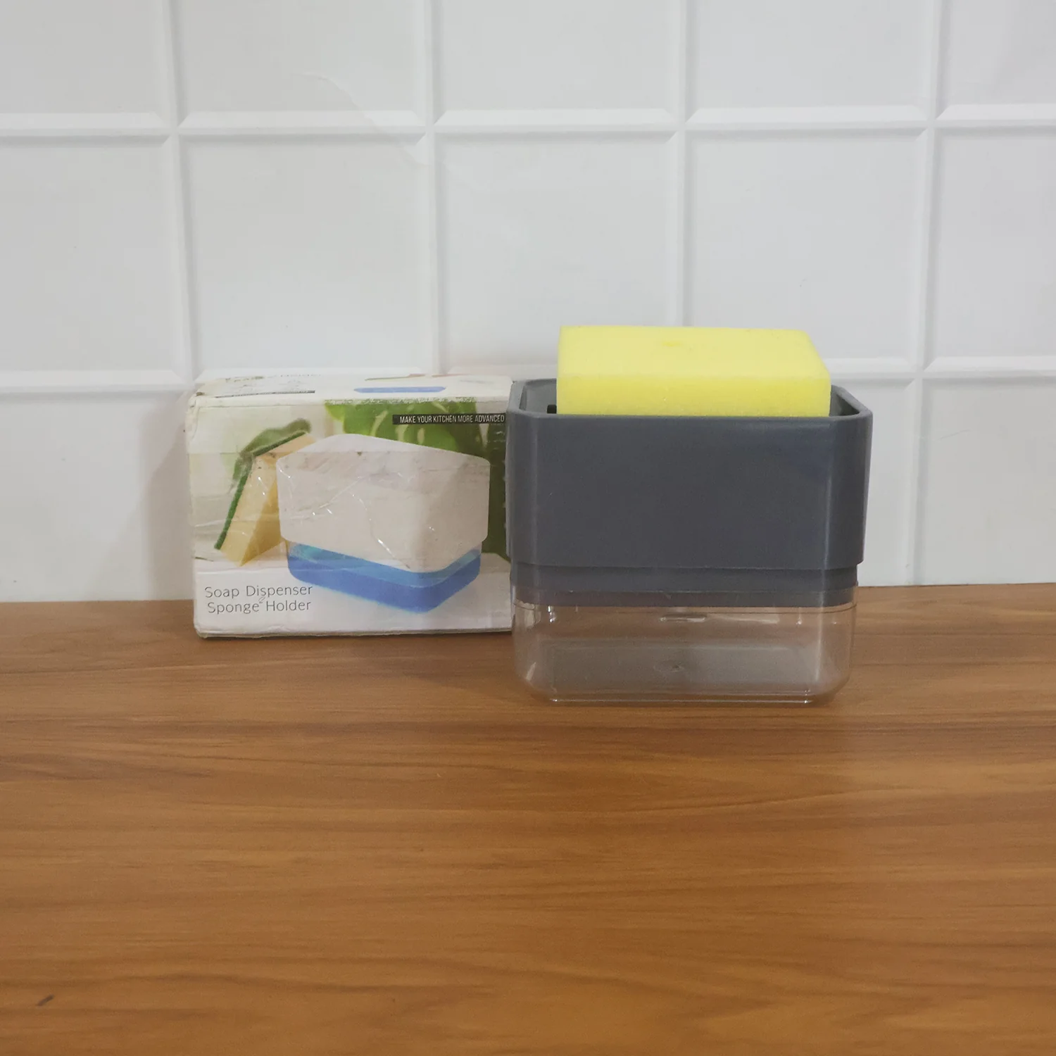 Soap Dispenser with Sponge Holder (1 Set) - Image 9