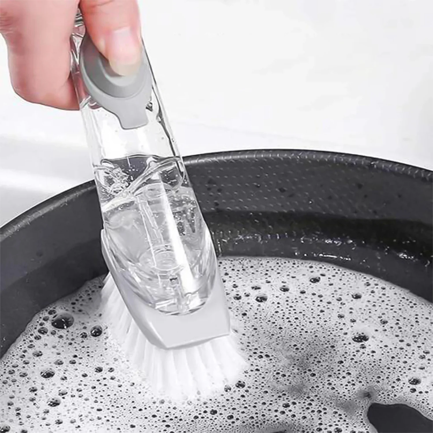 2 in 1 Soap-Dispensing Dish Brush - (Set) - Image 3
