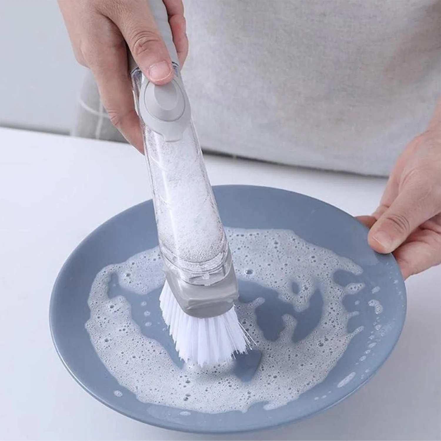 2 in 1 Soap-Dispensing Dish Brush - (Set) - Image 8