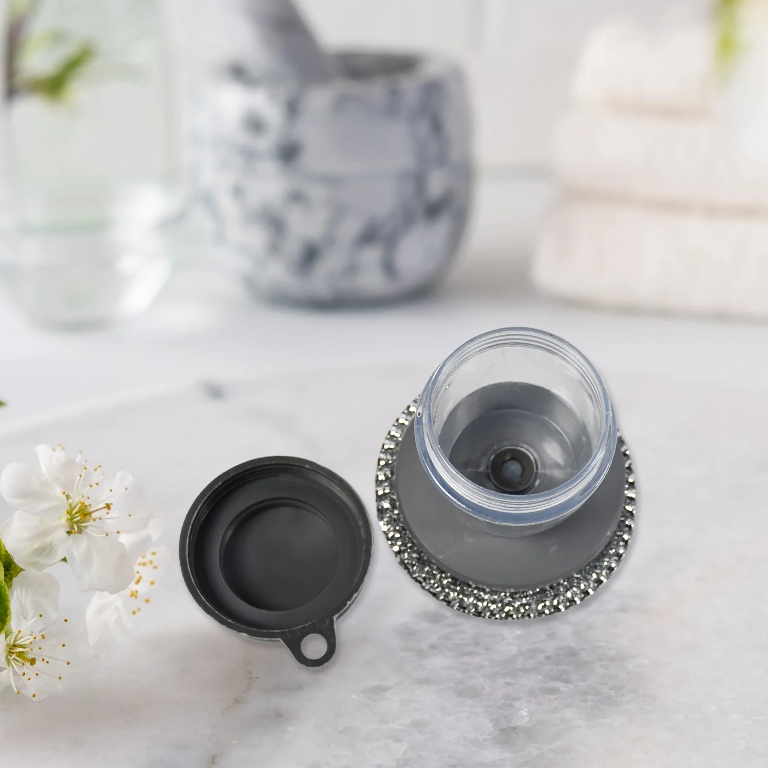 Soap Dispensing Dish Brush (1 Pc): Palm Brush, Kitchen Cleaning - Image 4