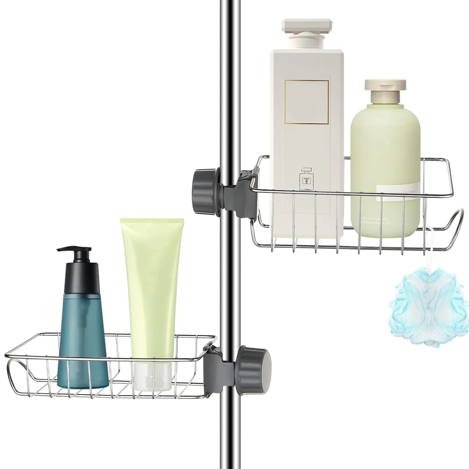 Soap, Sponge Holder, Stainless Steel Sink, Caddy Organizer (1 Pc) - Image 6