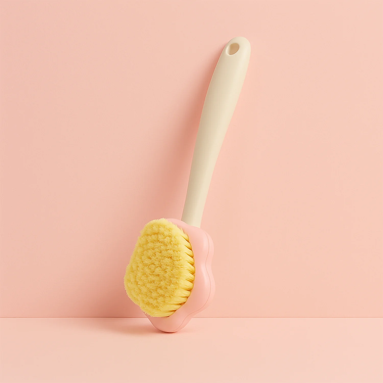 Soft Bristle Bath Brush with Long Handle (1 Pc) - Image 5