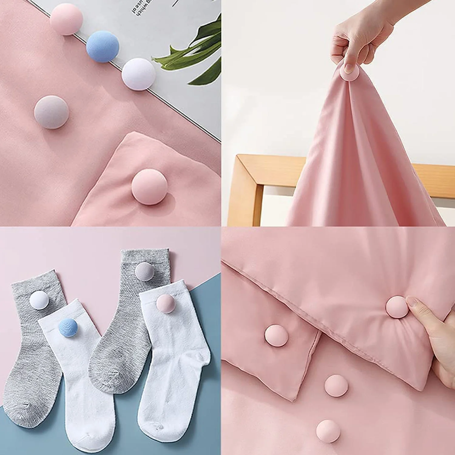 Soft Duvet Button Clip for Bedding & Curtains (1 Pc) - Image 7