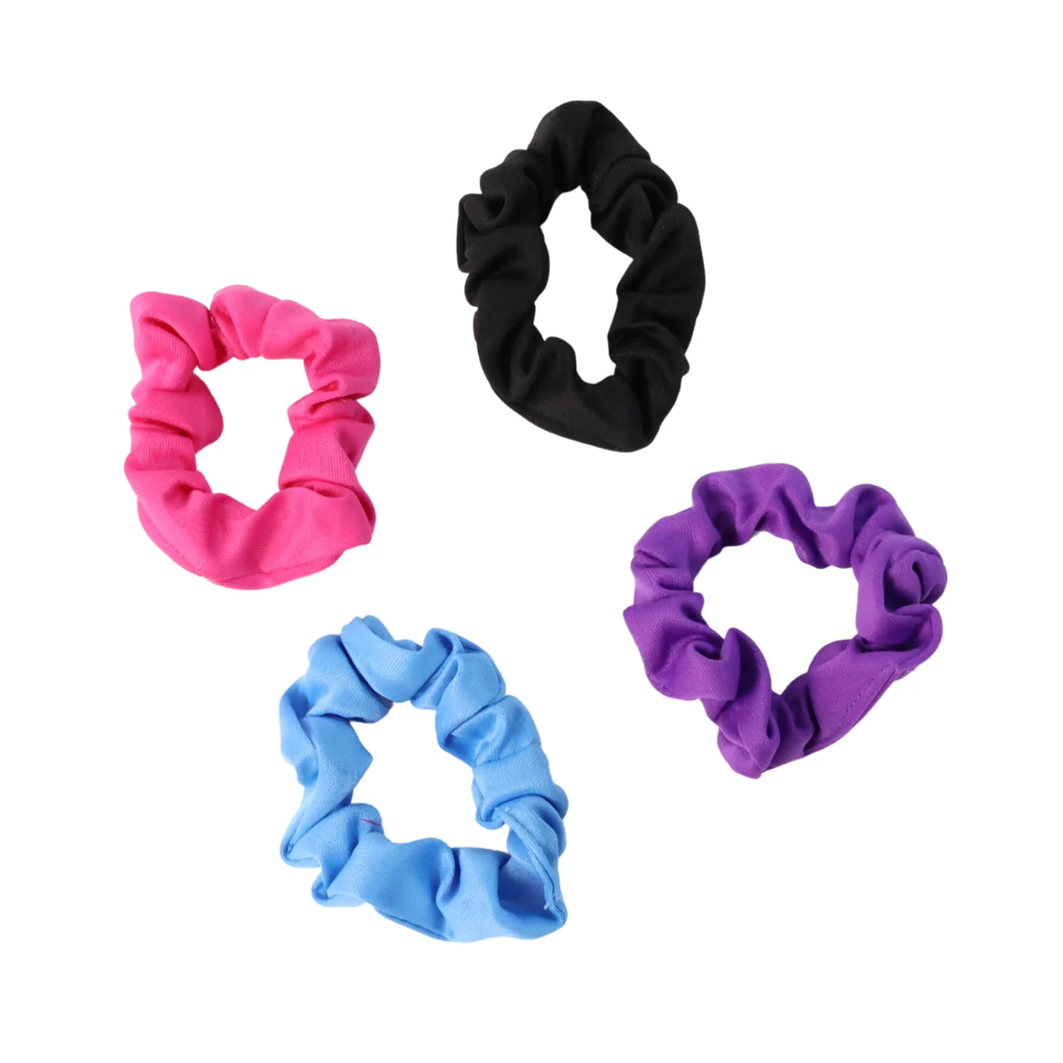 Soft Elastic Hair Scrunchies - (Set) - Image 5