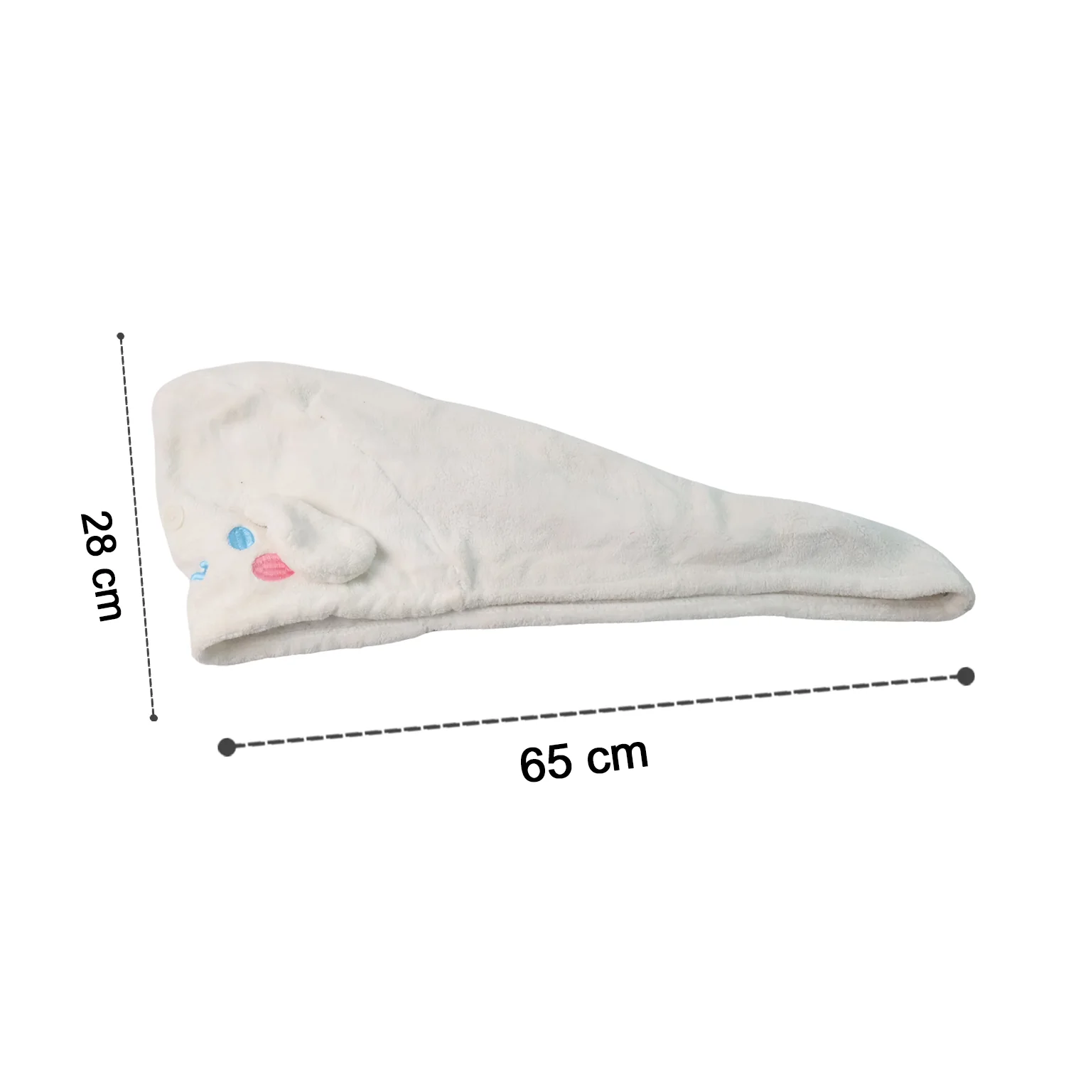 Soft Microfiber Hair Drying Towel Wrap  (1 pc / Mix Design) - Image 4