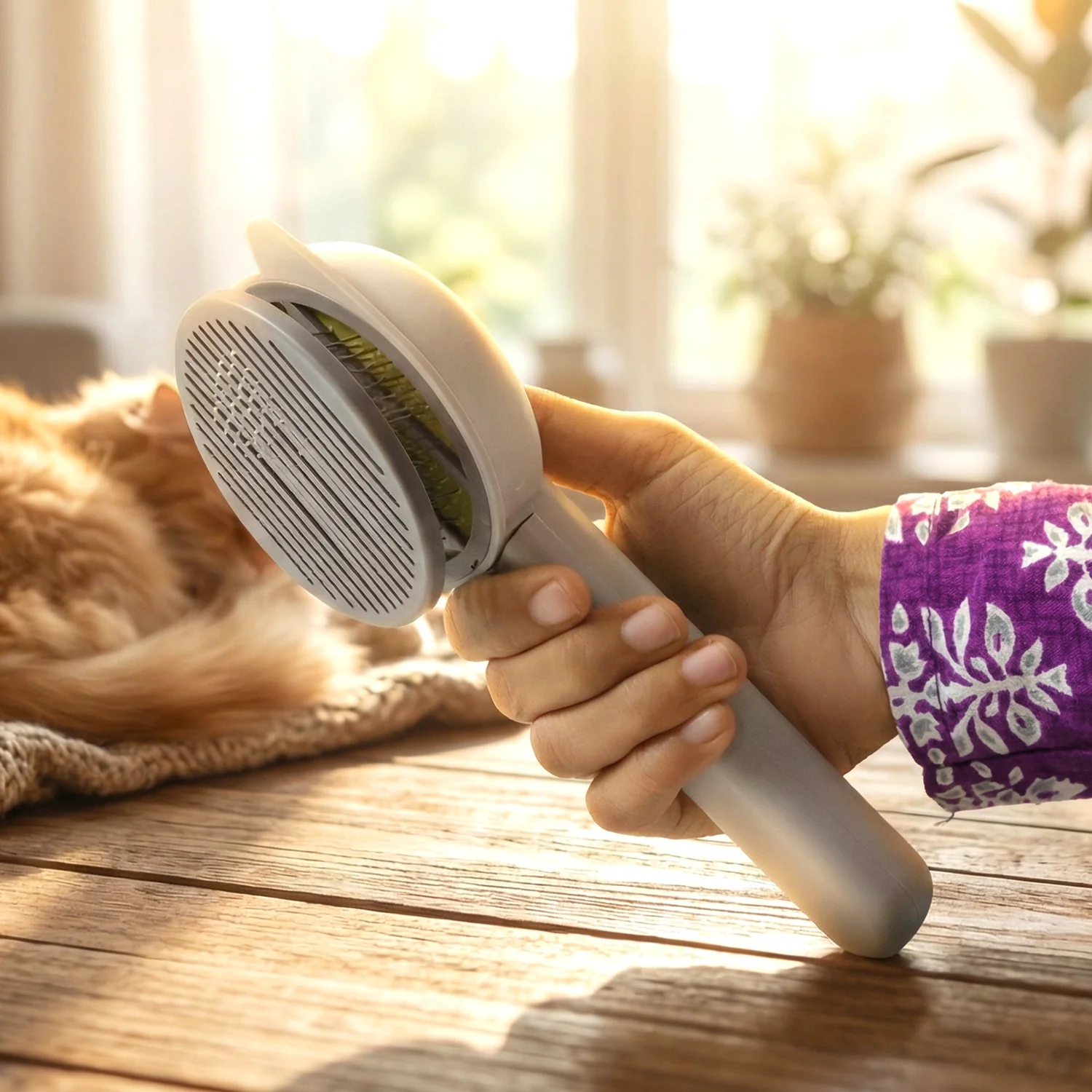 Soft Pet Hair Removal Needle Comb (1 Pc) - Image 5