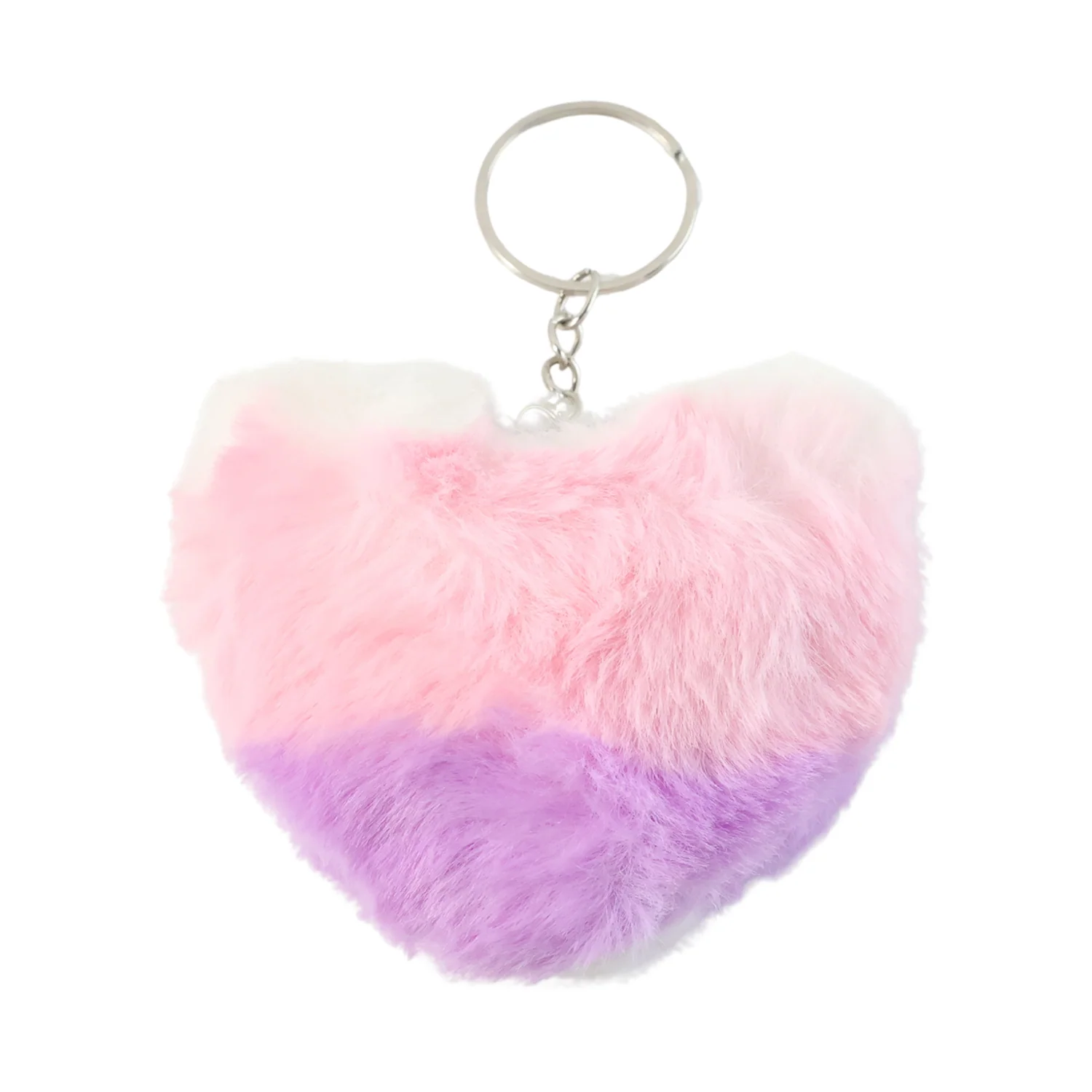 Soft Plush Cute Heart Keychain - 1 Pc - Image 5