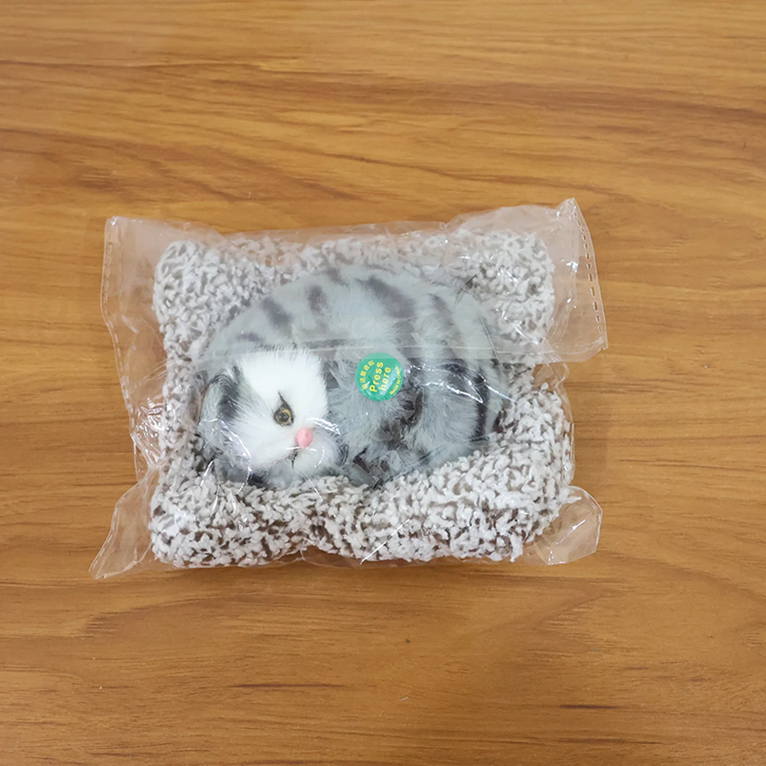 Soft Plush Cute Open-Eye Cat Car Dashboard Showpiece Toy (1 Pc) - Image 8