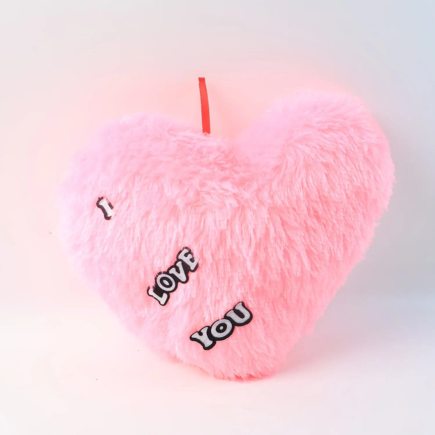 Soft Plush Heart Shape Cushion with "I Love You" (1 Pc) - Image 5