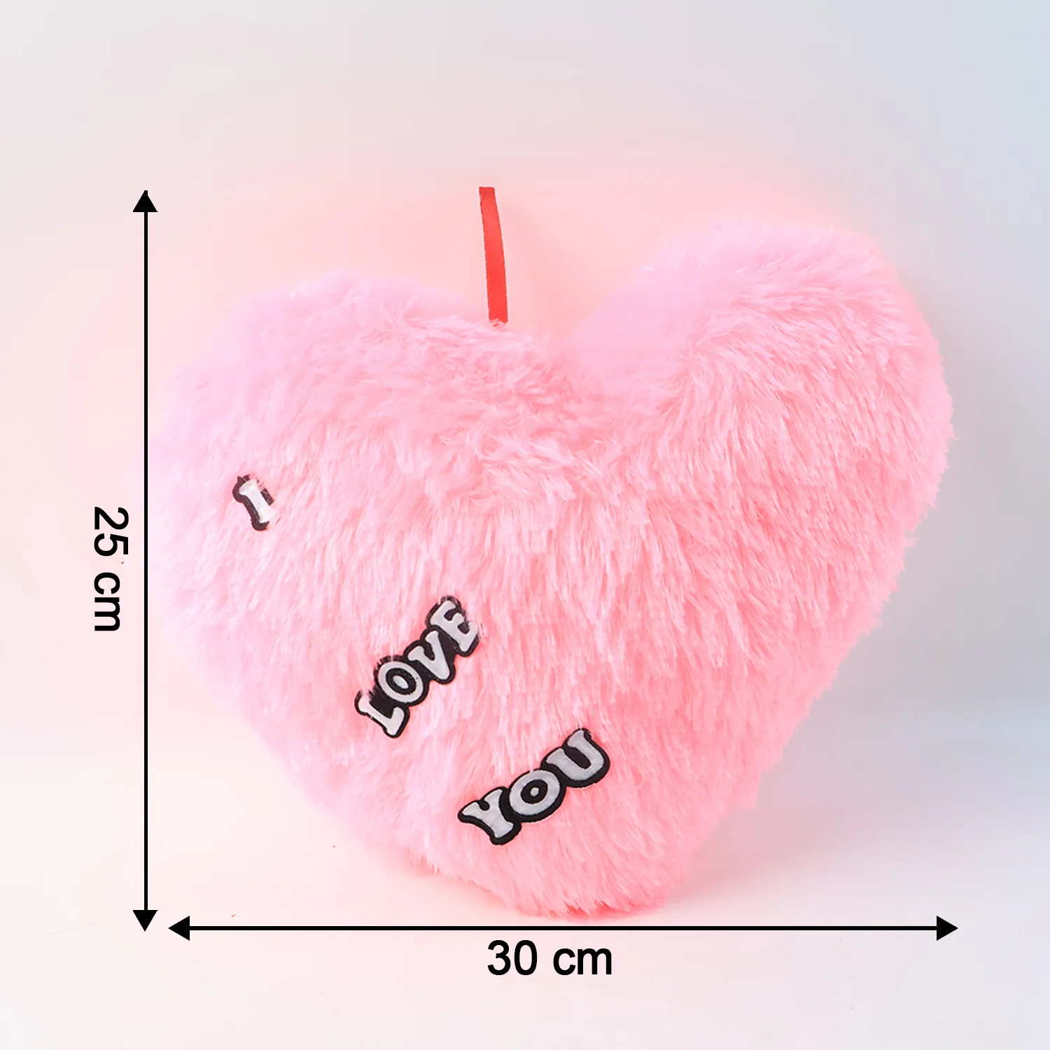 Soft Plush Heart Shape Cushion with "I Love You" (1 Pc) - Image 6
