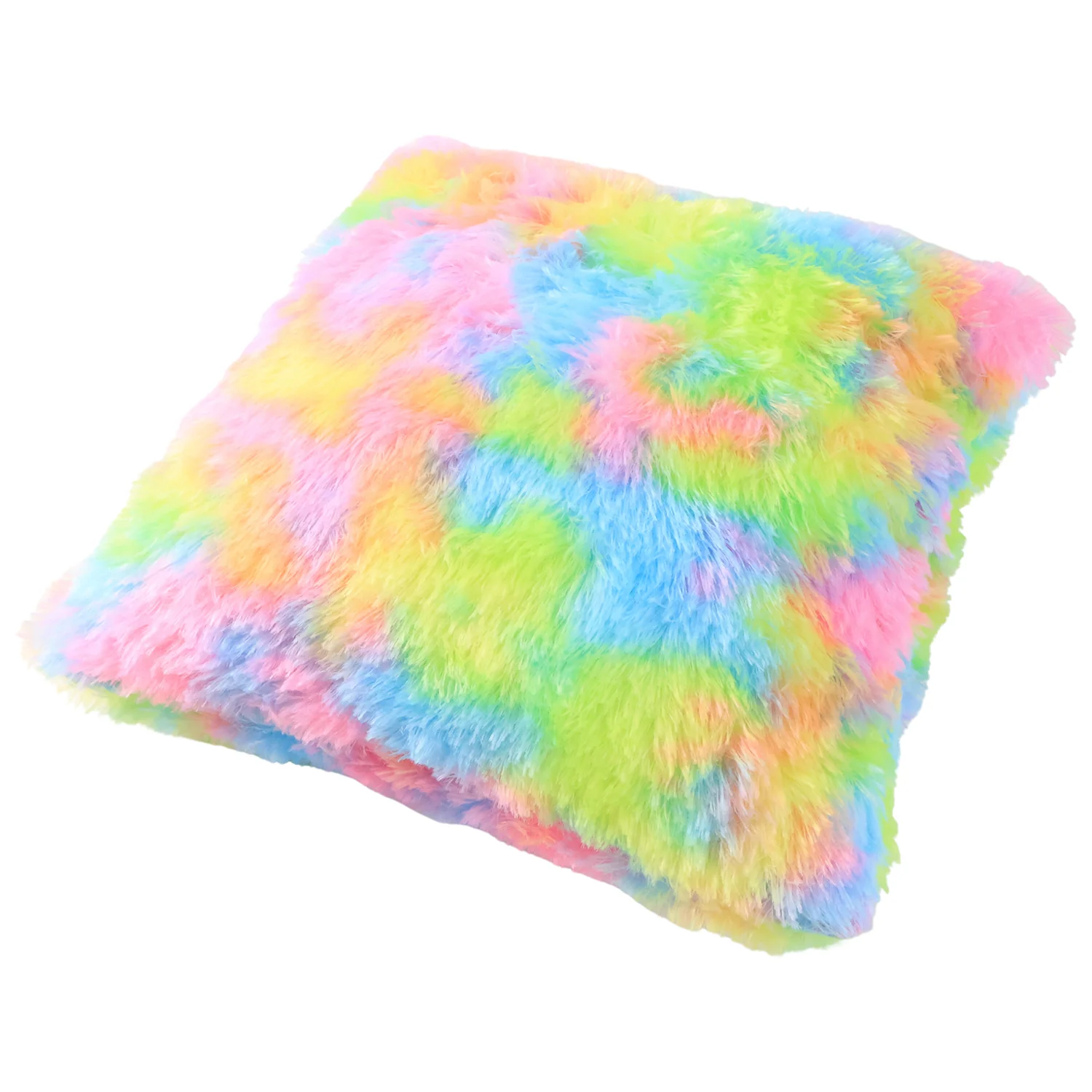 Soft Plush Multicolor Rainbow Cushion Pillow (1 Pc) - Image 5