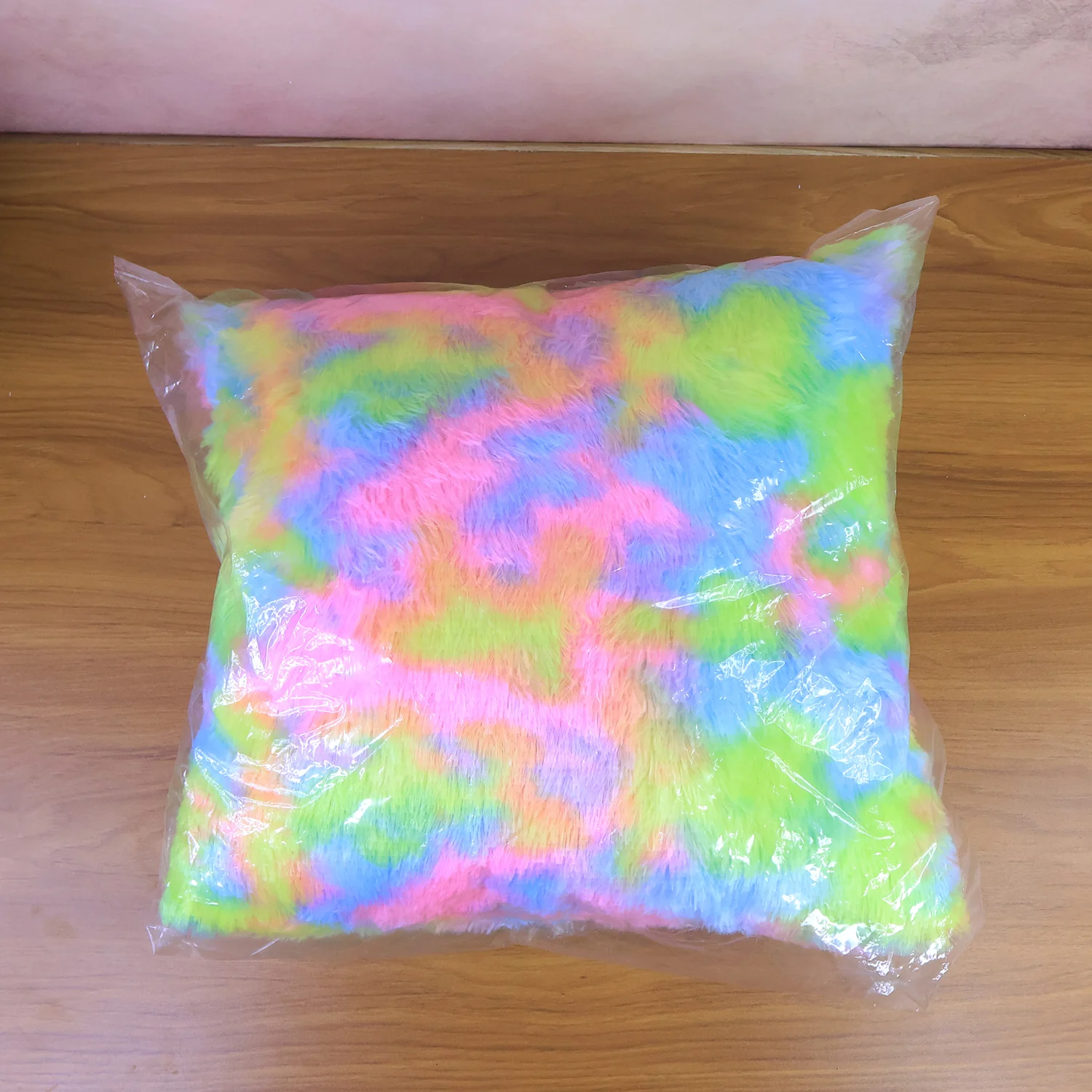 Soft Plush Multicolor Rainbow Cushion Pillow (1 Pc) - Image 7