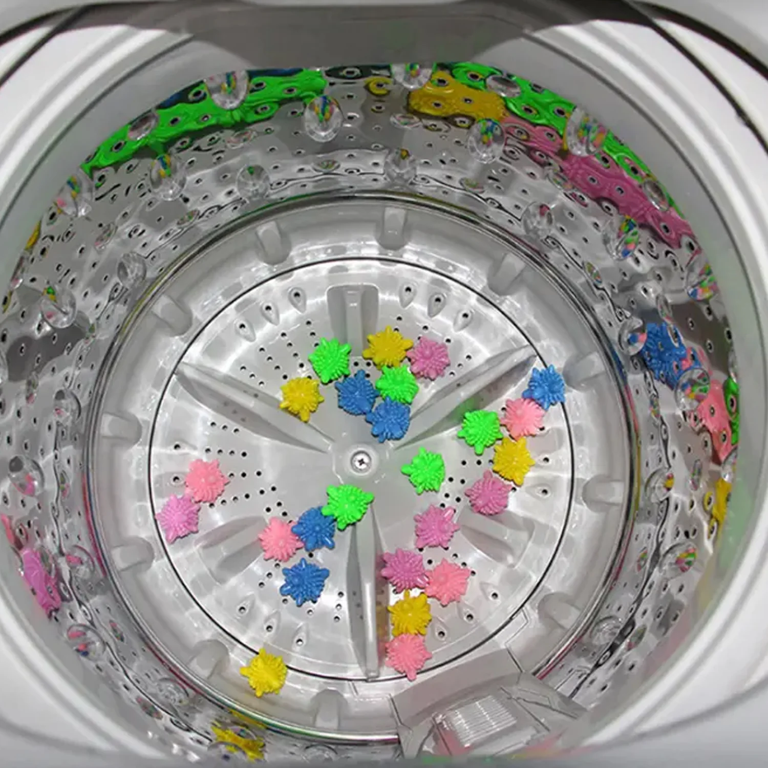 Soft Star Washing Machine, Laundry Dryer Balls Laundry Ball (4 Pcs / Multi Color) - Image 3