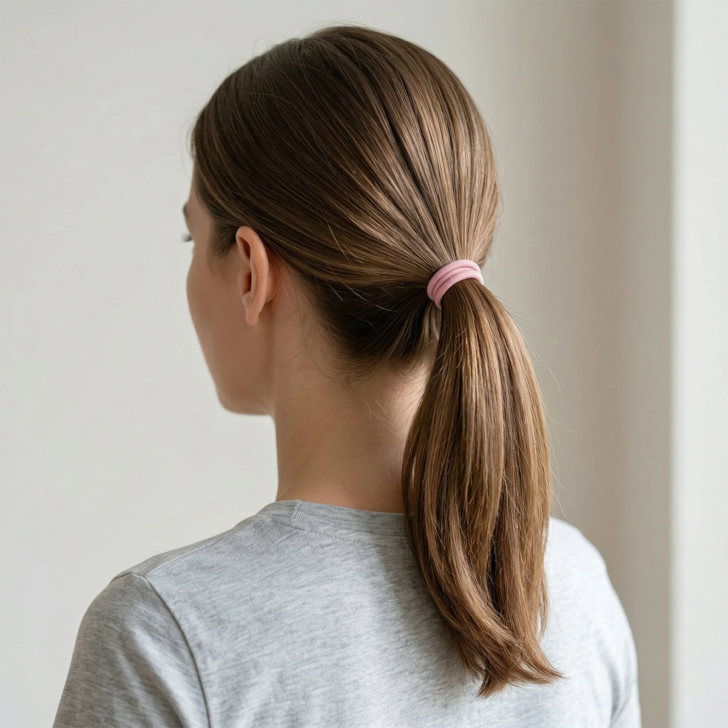Soft Stretchable Elastic Hair Bands Rubber Hair Ties Set 40 Pc - Image 3