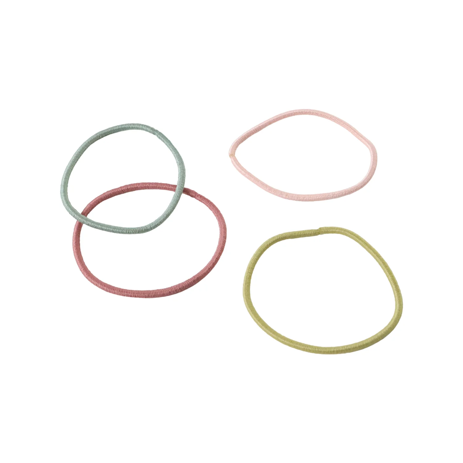 Soft Stretchable Elastic Hair Bands Rubber Hair Ties Set 40 Pc - Image 5