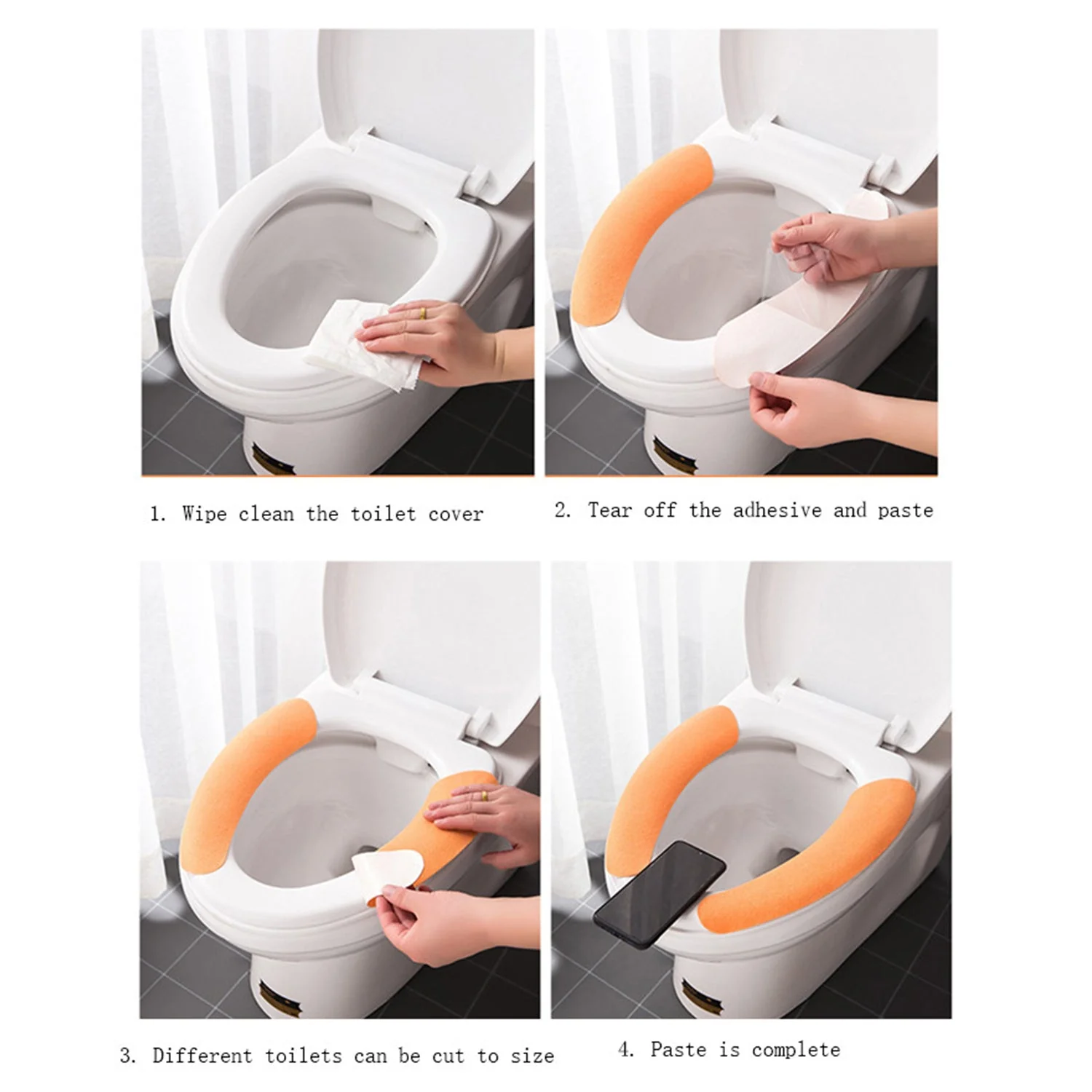 Toilet Seat Cover – Soft Warm Washable Cushion for Comfortable Seating - Image 7