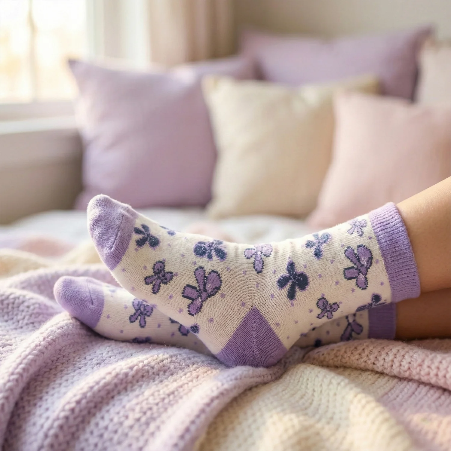 Premium Soft Light Socks (1 Pair / Medium) - Image 6