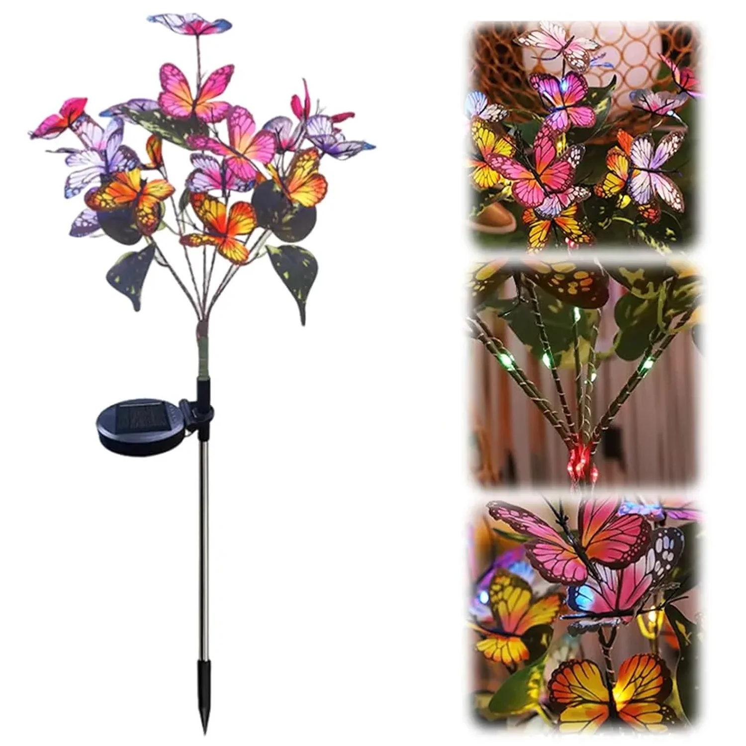 Solar Butterfly Decorative LED Light (1 Pc) - Image 4