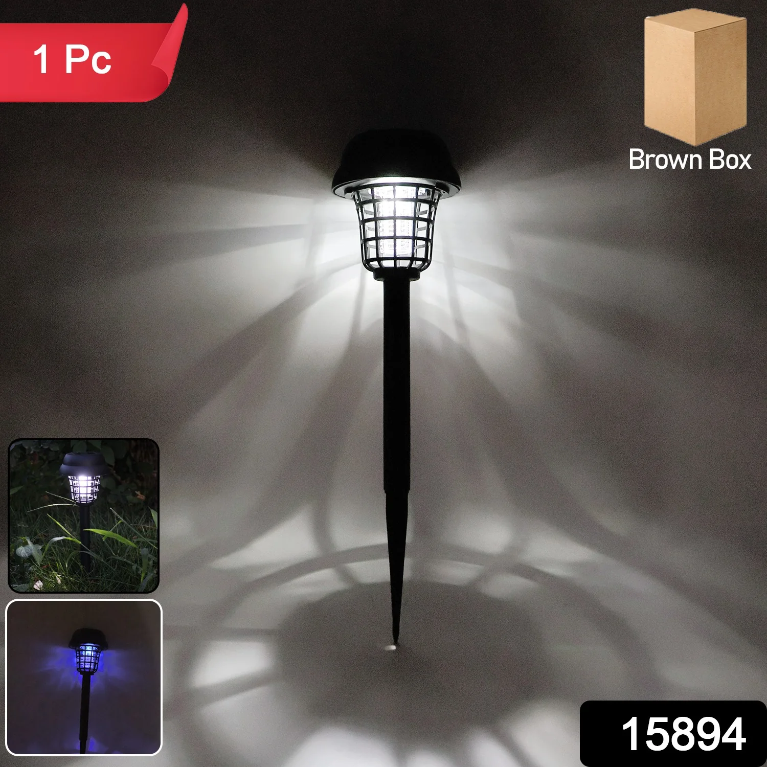 Solar Garden LED Bug Zapper Stake Light (1 Pc) - Image 2
