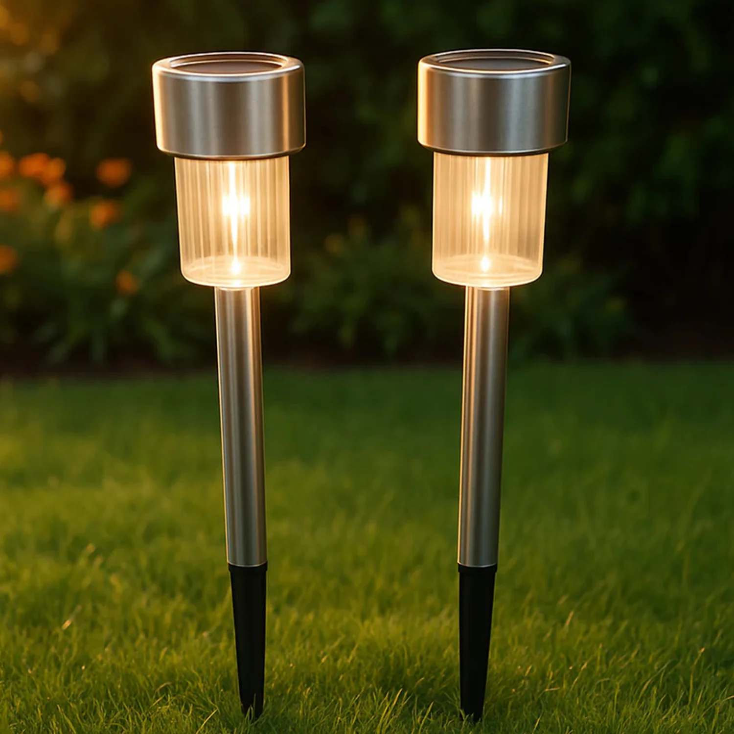 Solar Lawn Lamp Set of 12 Pc - Image 7