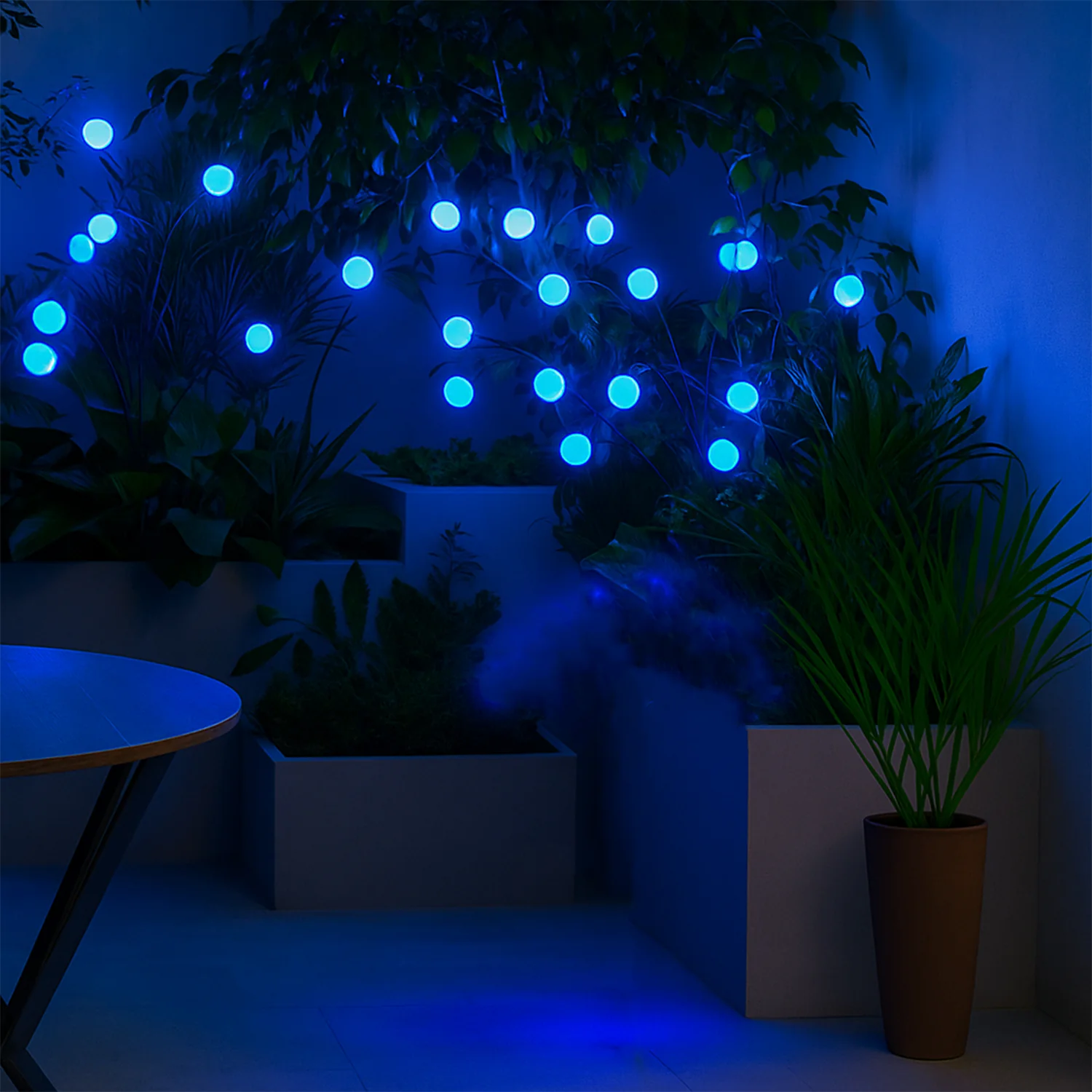 Solar LED Fiber Optic Garden Light - (1 Pc / Mix LED LIght) - Image 7