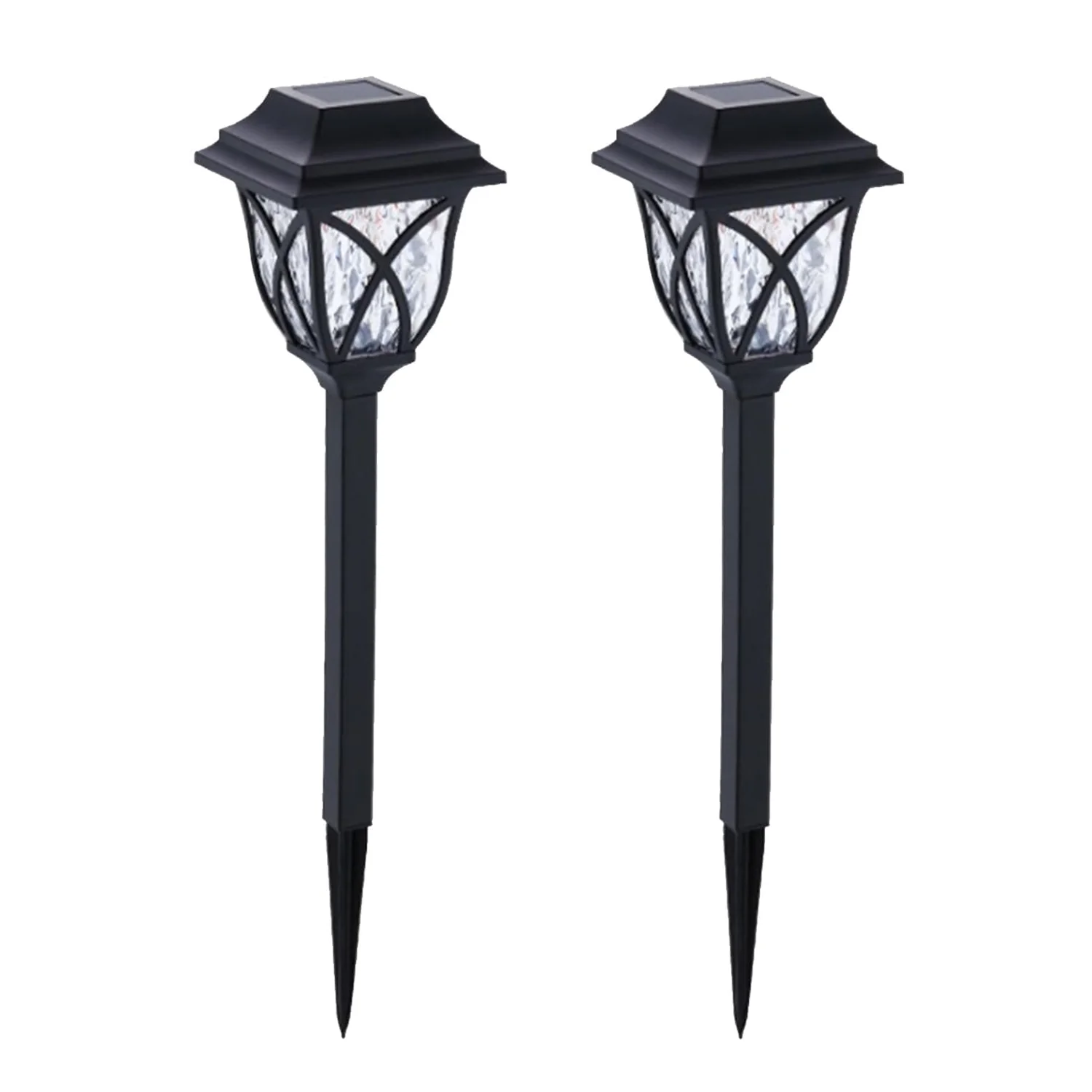 Solar Pathway Lights Outdoor Garden Lights (2 Pcs Set) - Image 4