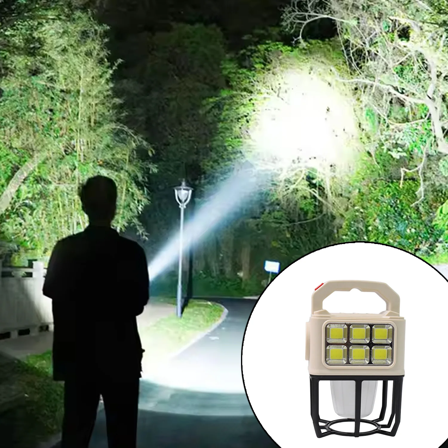 Solar Portable Camping Lantern 3 Light Modes Camping Lantern - Image 4